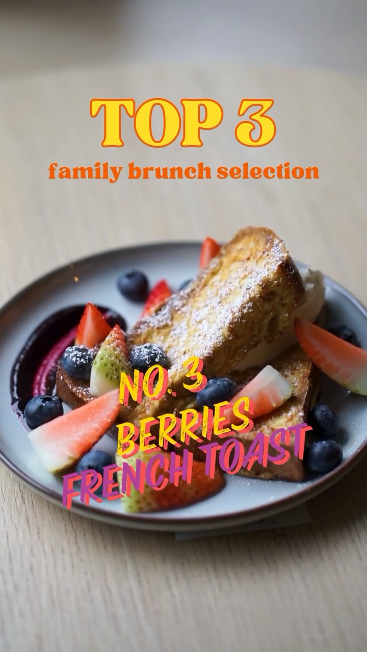 Counting down to our top 3 family brunch selections at @thewoodleighmall
This is one of the kids favourite - Berry French Toast.