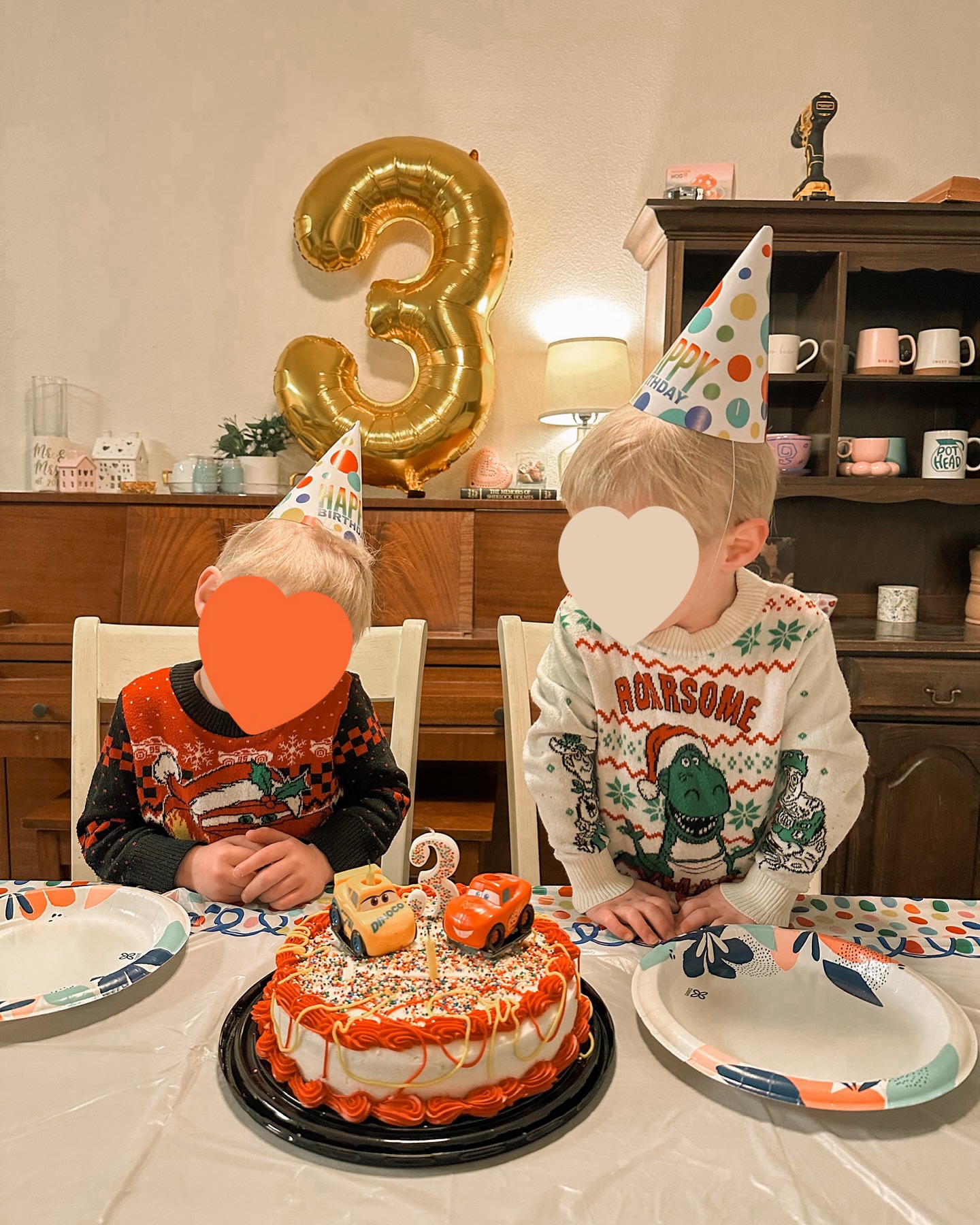I can’t believe my tiny babies are three year olds now 😭🥳🎂