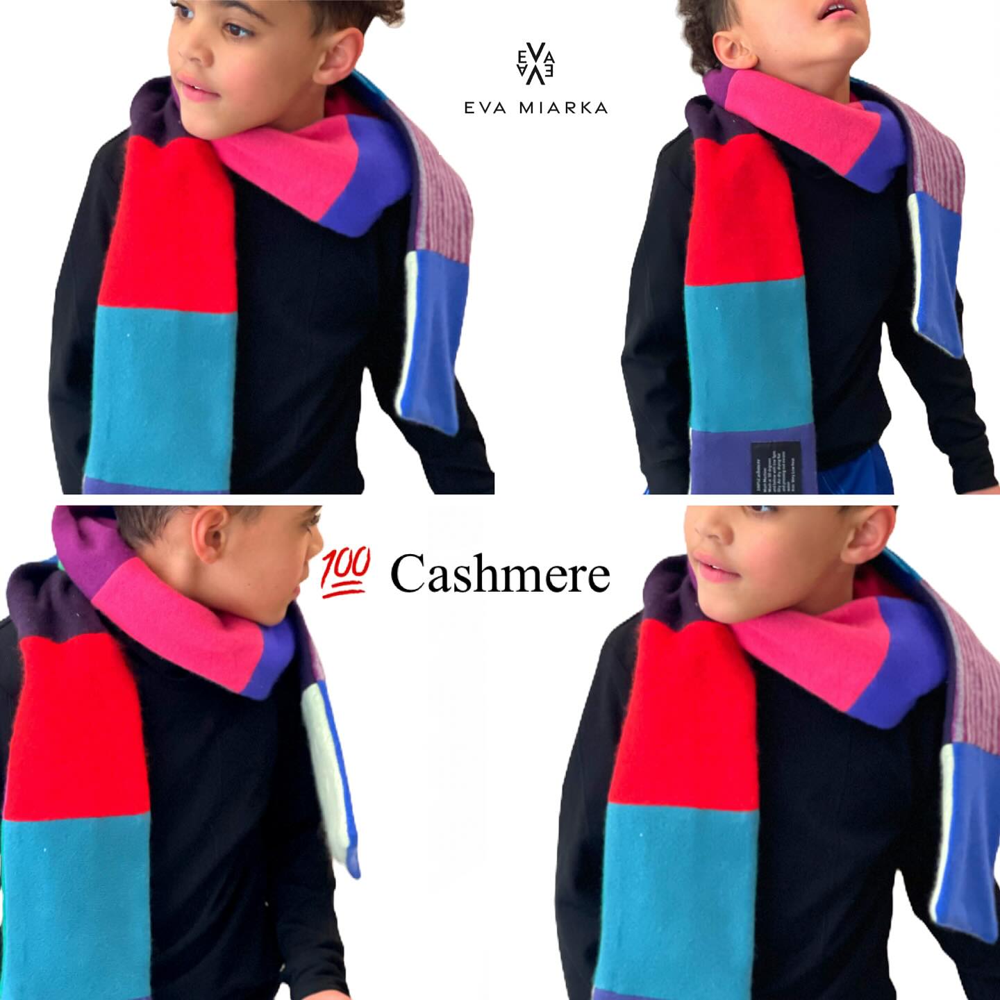 Wrap your little one in #cashmere #children #scarf #handcrafted by #evamiarka #adorable #kidmodel #kidsstyle #kidwinterfashion #kidfashionista