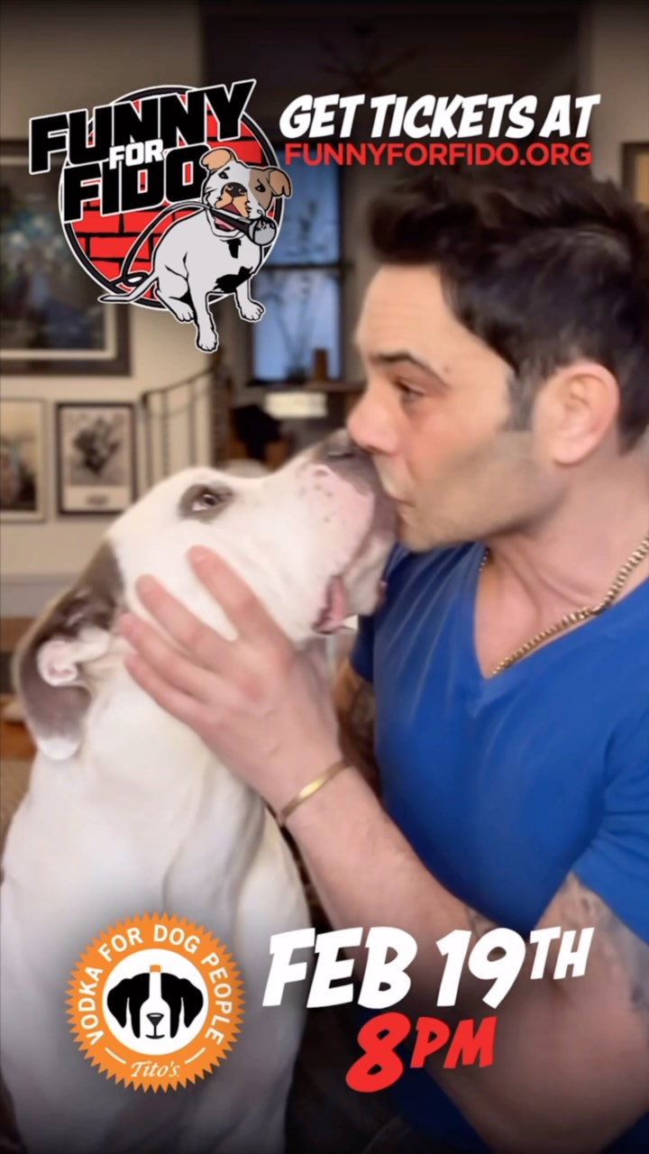 LOVE DOGS & COMEDY? Join us-FEB 19th 🐶 @funnyforfido
🎟️TIX IN BIO👆
@cuttingroomnyc W/ @dansoder @kerrynfeehan @iamjustinsilver @ianlaralive @jordanjensenlolstop & VERY surprise guests.
🍸sponsored by @titosvodka #dogs #comedy #dogs #animalrescue