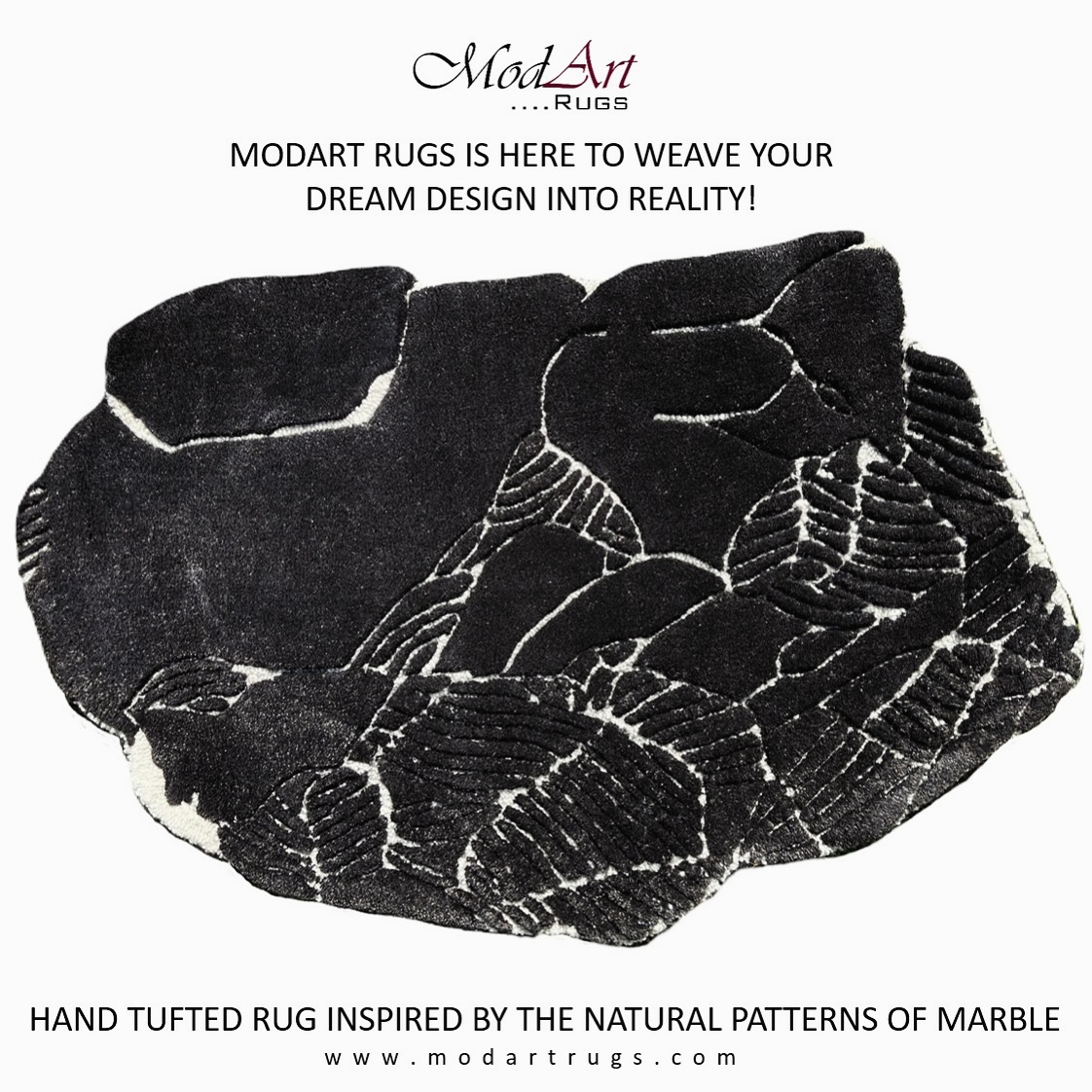 Transform your space with timeless elegance!
Crafted with precision, our hand tufted rug, inspired by the mesmerizing patterns of natural marble, is a perfect blend of art and functionality. Add a touch of luxury and sophistication to your home today! 🖤
.
.
.
#ModArtRugs #HandTuftedRug #LuxuryRugs #MarbleInspired #InteriorDesign #HomeDecor #RugGoals #LuxuryLiving #ArtisticInteriors #CustomRugs #DesignYourSpace #SophisticatedStyle #ModernInteriors #HomeInspiration #RugArt