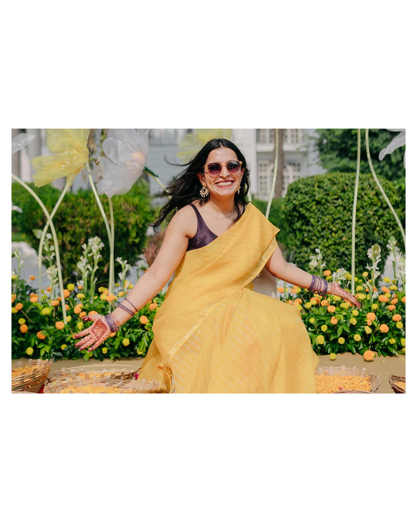 “Enakshi’s Haldi was filled with warmth, laughter, and the brightest shades of yellow. Every moment felt alive—from playful turmeric smears to heartfelt hugs. The joy in every smile and the love in every gesture made this celebration truly special.”
So here’s a glimpse from that day :)
Location : @tajmahallucknow
Decor by : @hosting_happinez
#HaldiCeremony #HaldiRituals #IndianWedding #WeddingPhotography #CandidMoments #BrideToBe #GroomToBe #YellowVibes #PreWeddingCeremony #BigFatIndianWedding #WeddingDiaries #DesiWeddings #HaldiLove #WeddingVibes #CoupleGoals #ShaadiSaga #TheWeddingStory #WeddingInspiration #IndianBride #haldimoments
