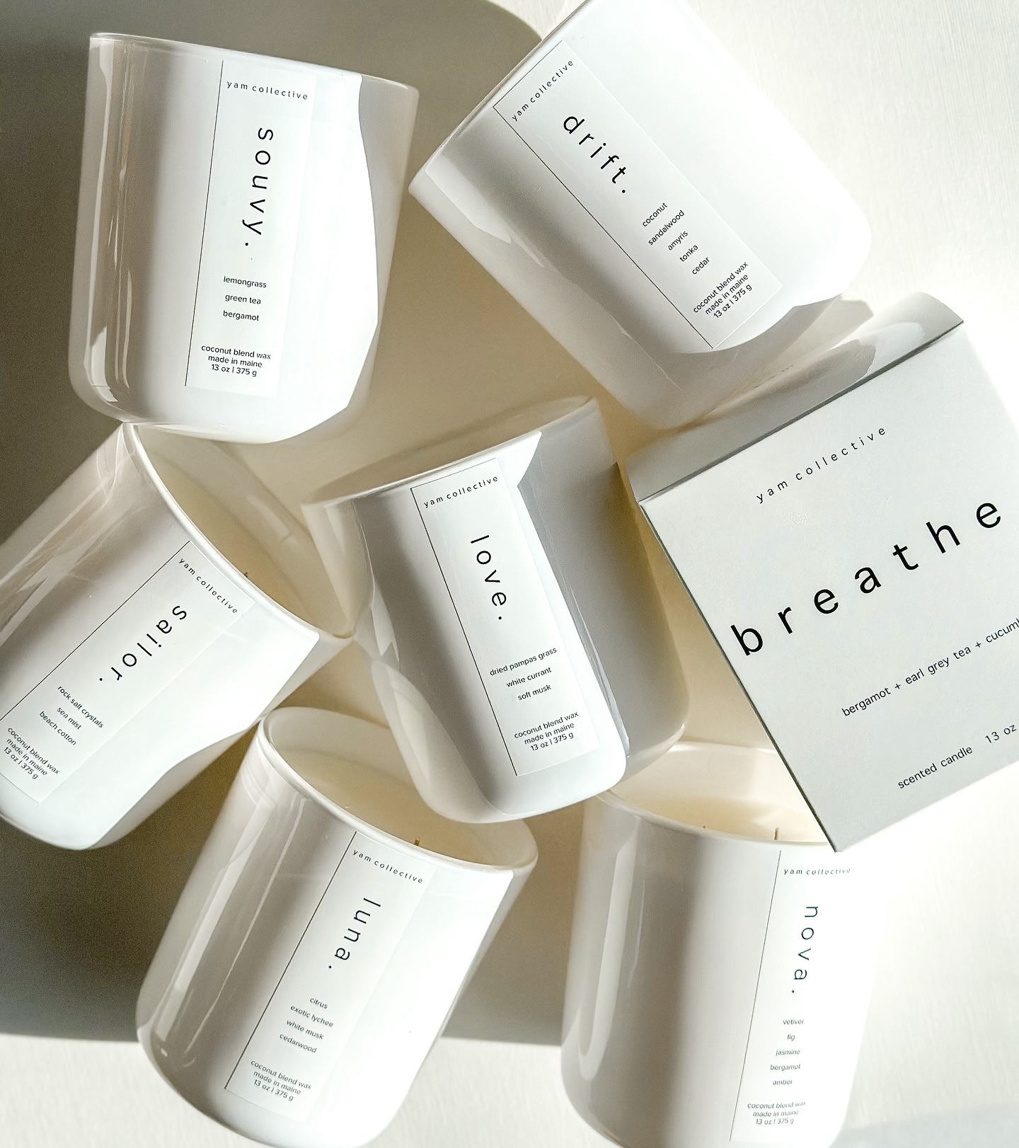 Our L U X E collection has a new look…coming soon 👀
.
.
#yam #souvy #drift #sailor #luna #nova #breathe #mainemadegifts