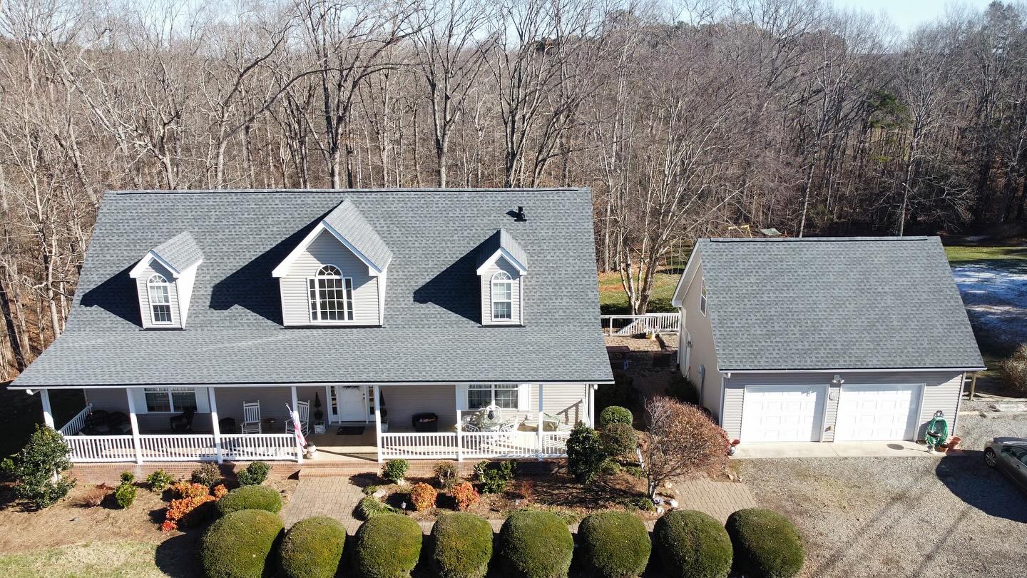 Roof Replacement with GAF Timberline HDZ in Pewter Gray and Senox Smart-Flow Gutter Guard System in Davidson, NC!