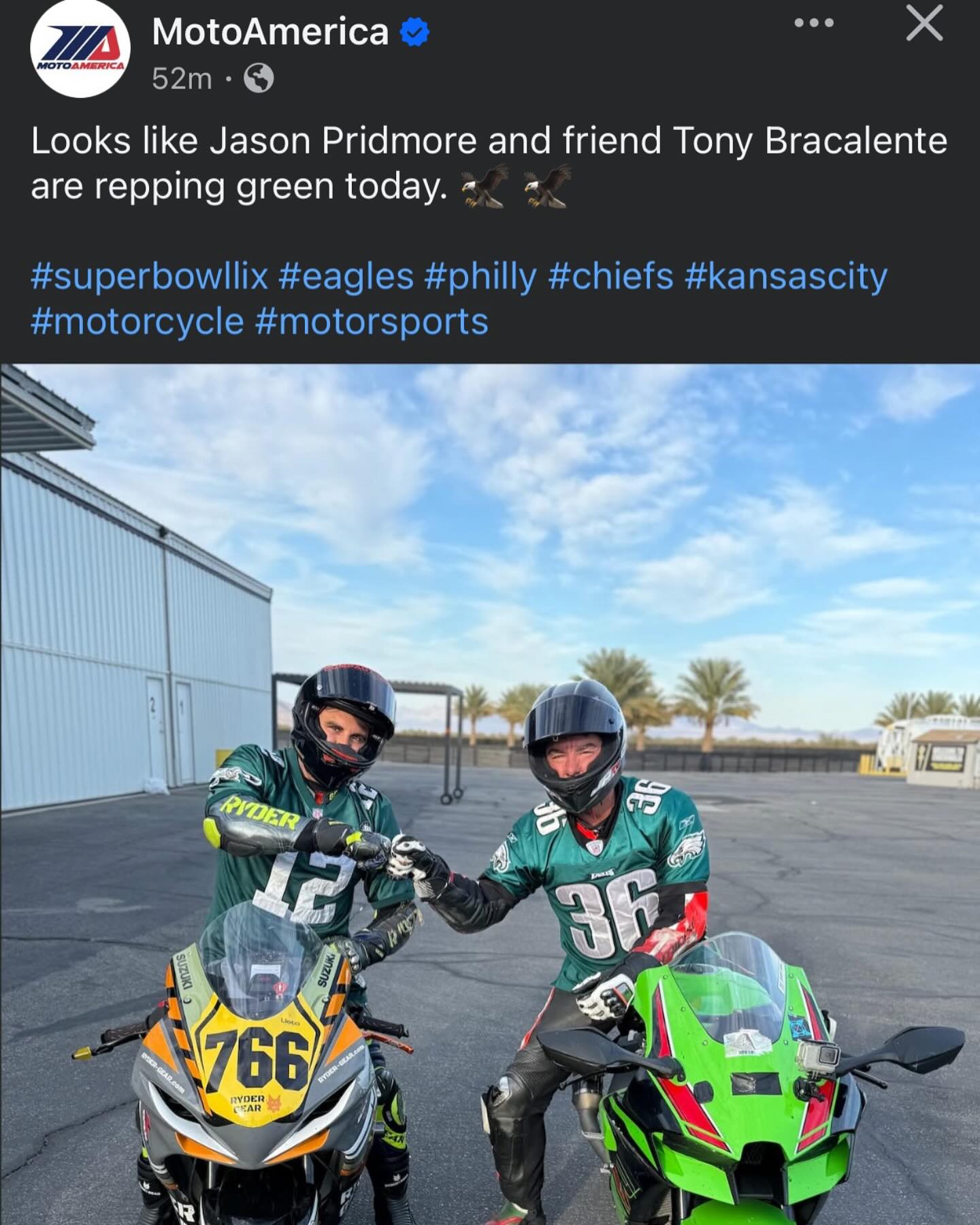 Fly Eagles Fly! ๐ฆ
Thanks @jp43training and @motoamerica