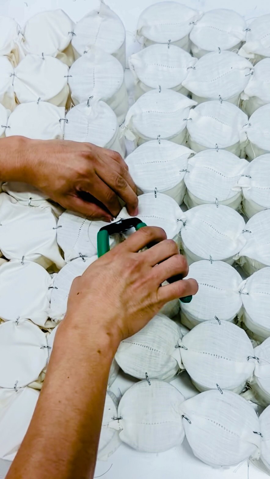 Crafting comfort, one coil at a time. ✨ Each Marshall spring is made in-house, hand-sewn into organic cotton sleeves, and carefully hand-clamped together for unmatched support and durability. This is a perfect option for our latex-free clients or those who prefer a bit more bounce in their seat—because true luxury is built from the inside out. 🛠️
•
#ecobalanza #handmadefurniture #sustainablefurniture #ecofriendly #organic #oneofakind #handmade #chemicalfreehome #chemicalfree #climatechange #ecoconscious #sustainable #artisan #handcrafted #nontoxic #design #organicfurniture #custom #customfurniture #ecofriendlyproducts #nontoxicfurniture #artisanfurniture #nontoxicliving #sofa #chair #armchair #oneofakindfurniture