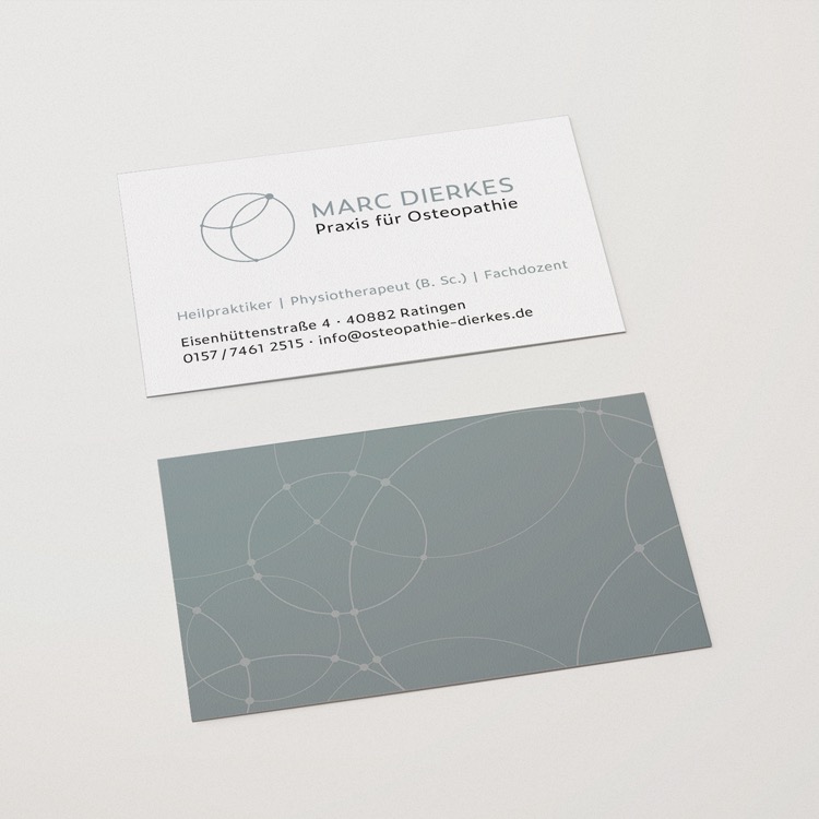 Logoentwicklung, Erstellung Visitenkarten