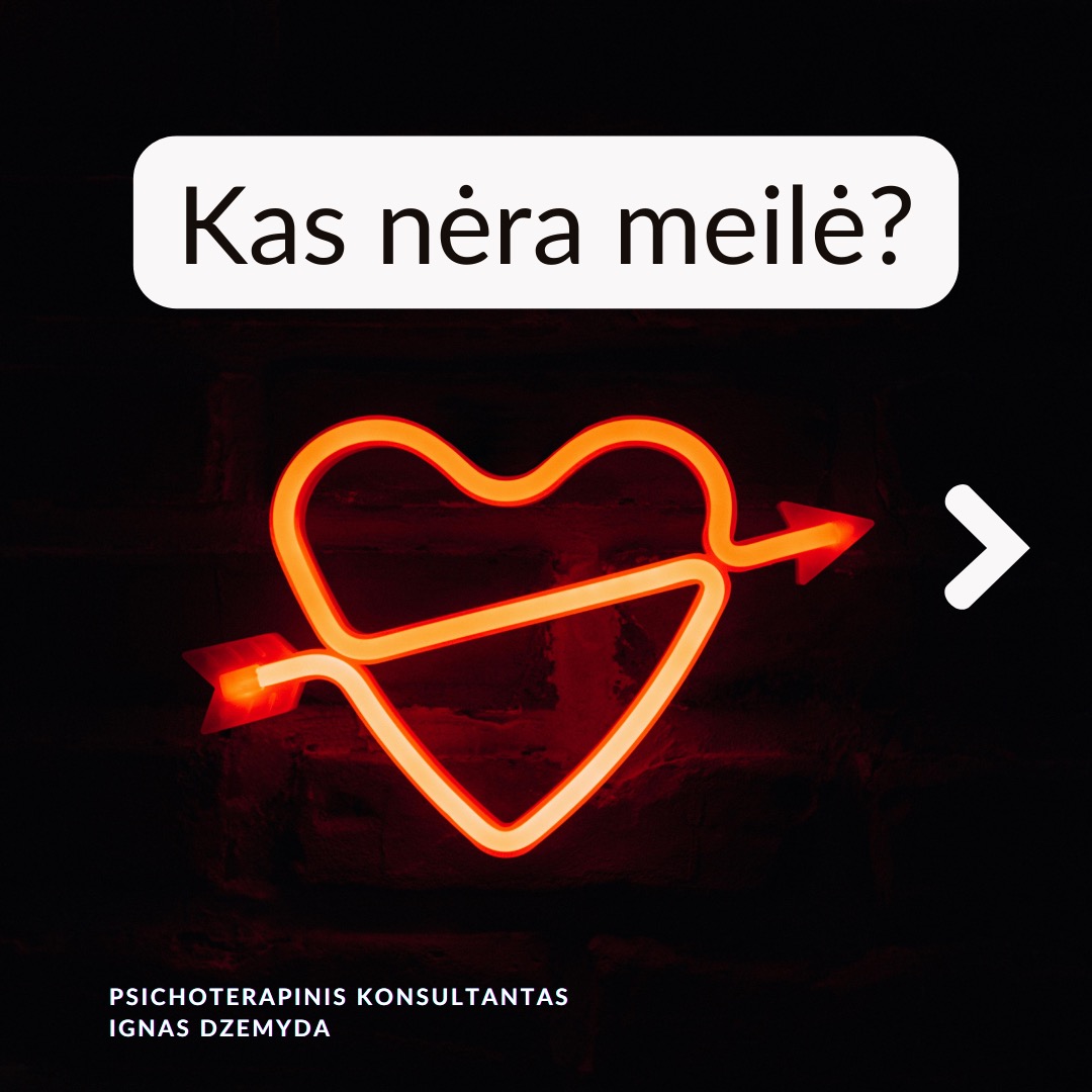 Mitai apie meilę trukdo užmegzti prasmingus ryšius. Filmuose, knygose ir žiniasklaidoje meilė dažnai romantizuojama, todėl daugelis žmonių nesveiką elgesį painioja su tikra meile. Iš tikrųjų meilė yra daugiau nei nuostabūs poelgiai, greitai praeinančios emocijos ar aistringas intensyvumas - tai gili, stabili ir nesavanaudiška jėga, kuri skatina augimą, saugumą ir abipusę pagarbą.
Dėmesio rodymas nėra meilė. Dėmesys dažnai painiojamas su meile. Kartas nuo karto gaunamos žinutės gali būti panašios į meilę. Tačiau tikra meilė siejama su nuoseklumu ir gilumu, o ne trumpalaikiu patvirtinimu. Tyrimai rodo, kad emocinis prieinamumas yra pagrindinis ilgalaikę meilę prognozuojantis veiksnys.
Pavydas nerodo prisirišimo. Daugelis žmonių pavydą painioja su meile, manydami, kad jei kas nors linkęs savintis, vadinasi, jam labai rūpi. Tačiau pavydas dažnai kyla iš nesaugumo, baimės ir pasitikėjimo stokos, o ne iš tikros meilės. Sveikuose santykiuose meilė grindžiama pasitikėjimu, o ne įtarumu.
Kontrolė nėra apie rūpestį. Kontrolė - nurodinėjimas, su kuo partneris gali matytis arba kaip jis turi elgtis - dažnai laikomas rūpinimusi. Psichologai pabrėžia, kad sveiki santykiai grindžiami abipuse pagarba, o ne kontrole. Tikra meilė puoselėja nepriklausomybę ir remia asmeninį augimą, o ne riboja laisvę.
Drama nekuria santykių. Kai kurie žmonės nuolatines dramas prilygina jauduliui, manydami, kad meilė turi būti kupina konfliktų, atsiprašymų ir emocinių sukrėtimų. Tikrai meilei reikia stabilumo, supratimo ir abipusės pagarbos. Tyrimai rodo, kad sveiki santykiai teikia saugumą ir pasitikėjimą, o ne chaosą ir netikrumą.
Ką daryti? ikra meilė nemanipuliuoja, nekontroliuoja ir neišsekina.
Priešingai, ji puoselėja, stiprina ir įgalina. Rinkitės meilę, kuri neša ramybę, o ne sumaištį. Meilę, kuri kuria, o ne griauna. Meilę, kuri primena namus, o ne mūšio lauką.
Nepamirškime pasirūpinti savimi!
#psichologija #psichoterapija
#savespazinimas #psichologas #emocinesveikata #psichologinepagalba #savirefleksija #terapija #psichinesveikata #meditacija #stress #gyvenimokokybė #asmeninisaugimas #augimas #impostersyndrome #savivertė #saviverte #trauma #depresija #nerimas