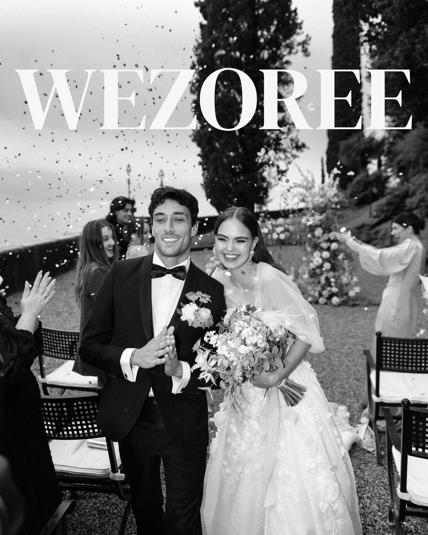 We are now on @wezoree as Ana&Serge - ready for your destination wedding! 🤍🤍🤍