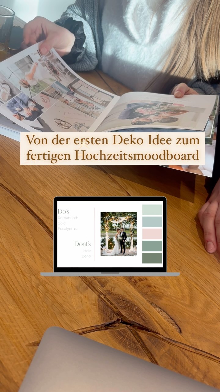Von der ersten Deko Idee zum fertigen Moodboard für eure Hochzeit ✨
In diesem Reel nehmen wir euch mit zu einem tollen Termin mit einem unserer lieben Brautpaare. Die beiden planen eine Outdoor Hochzeit im @forellental und wir haben zusammen überlegt, wie das perfekte Dekokonzept für ihre Traumhochzeit aussehen könnte.
Wie gefällt euch diese Art von Videos? Lasst uns gerne wissen, ob ihr mehr Einblicke in unseren Alltag als Hochzeitsplanerinnen möchtet. 🤍