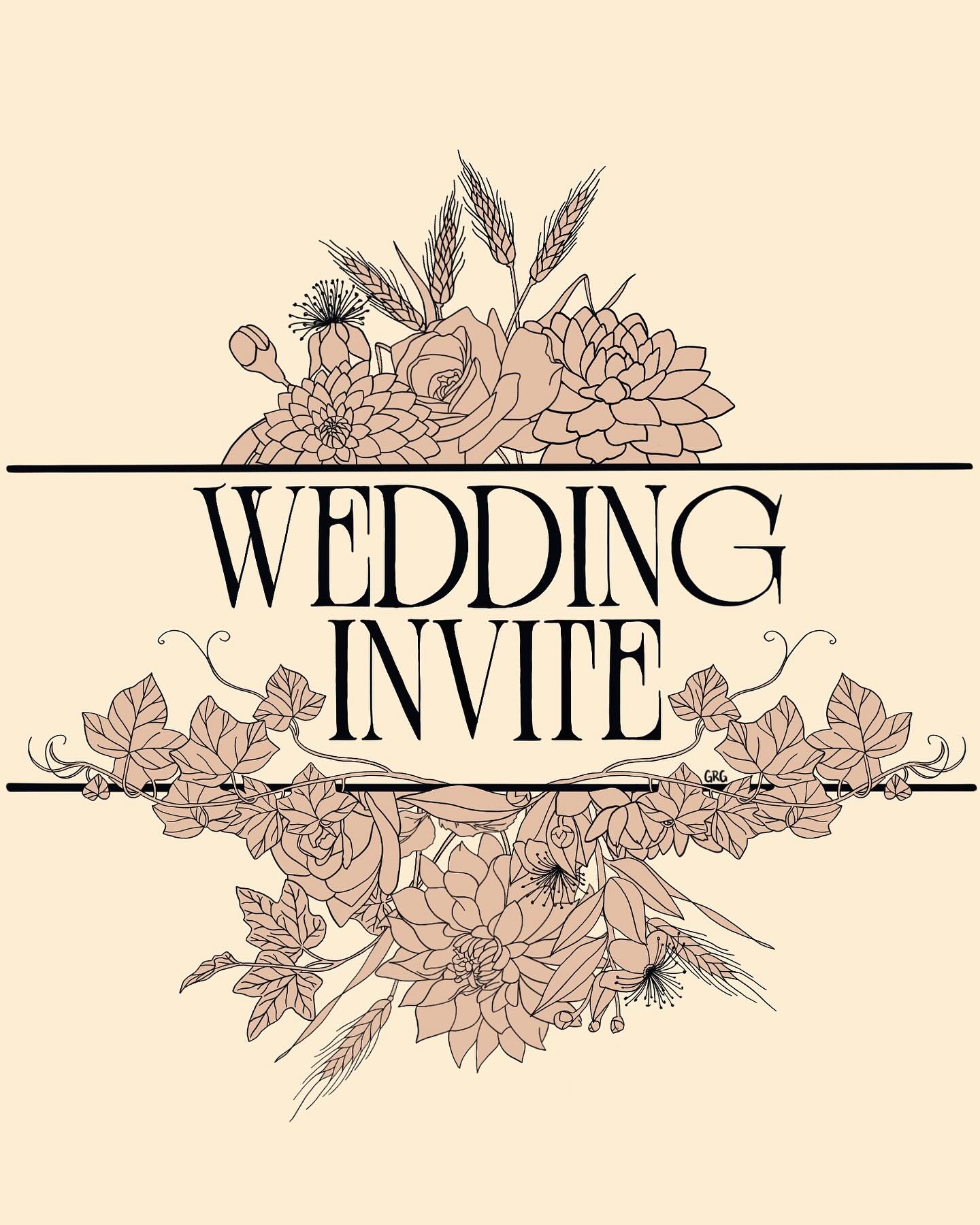 Entering my “type” era with this simple and clean design!
#WordyWednesday #Typography #TypographyChallenge #serif #sansserif #weddinginvite #flower #flowerbouquet #weddingbouquet