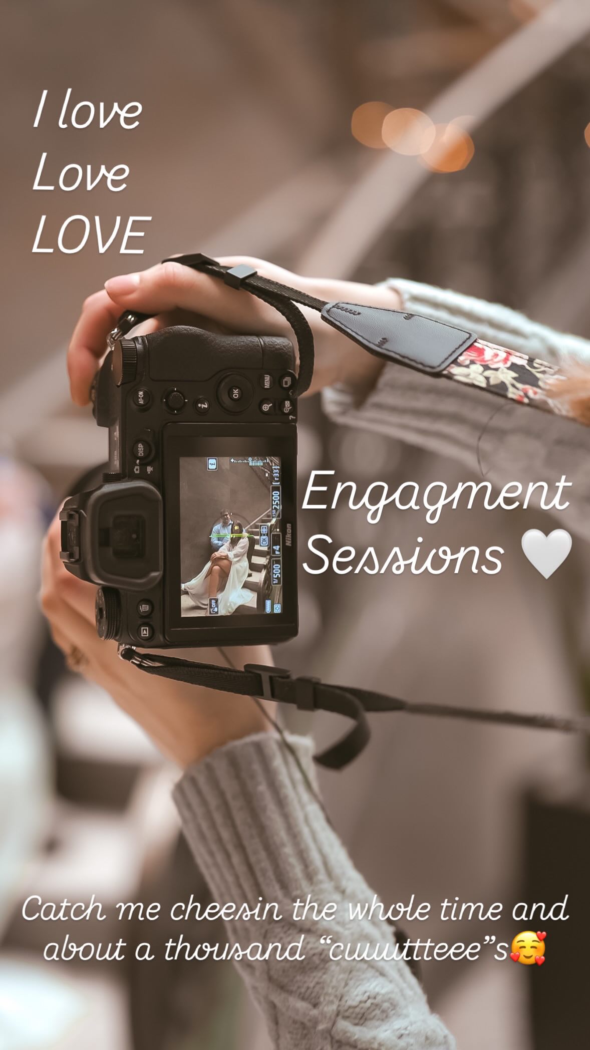I love love LOVE engagement sessions🤍
Catch me cheesin the whole time and about a thousand “cuuuttteee”s🥰
Not only do I just gush about romance and love working with couples, but engagement sessions give us a chance to work together, and get more comfortable and friendly before we capture your wedding day🫶🏼
.
.
.
#engagementsessions #couplesphotographer #ohioweddingphotographer #ohioweddingvideographer #engagementphotoshoot #celebratelove