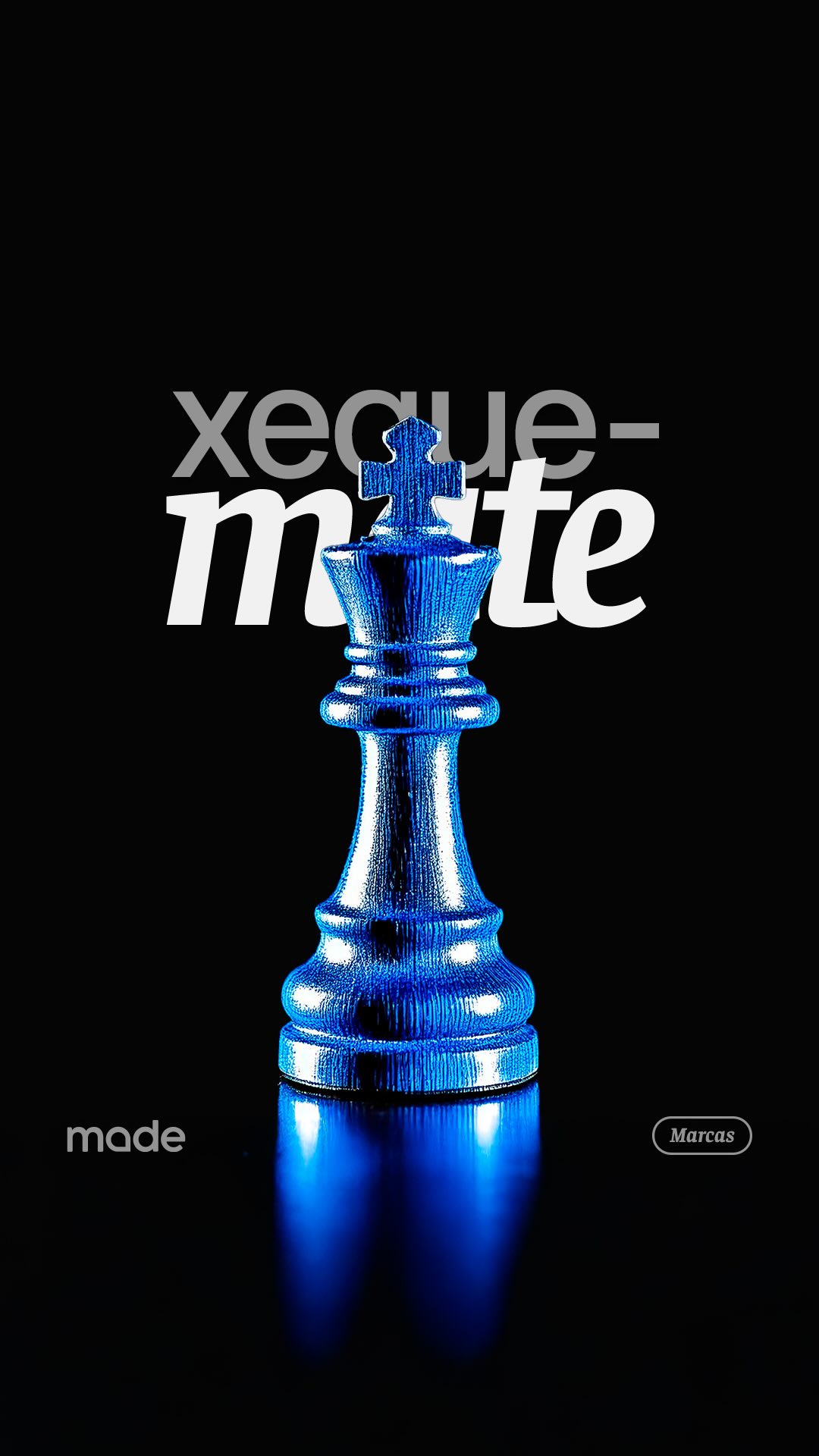 Nos negócios, cada movimento conta. E quem não pensa estrategicamente, perde o jogo antes mesmo de começar.
Uma marca forte não é fruto do acaso.
Uma identidade bem construída não acontece por sorte.
Uma estratégia bem definida é a diferença entre sobreviver e dominar o tabuleiro.
E quando tudo se encaixa, só existe um desfecho possível: xeque-mate.