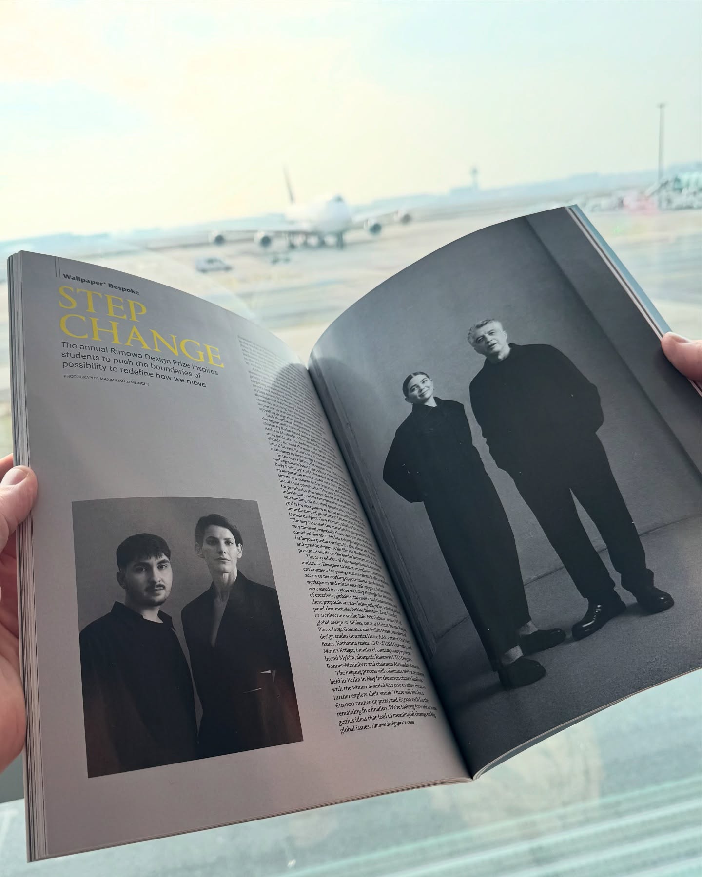 Unsere Reiselektüre mit dem Editorial über den Rimowa Design Prize das bei uns im Daylight Studio fotografiert wurde.
Photographer: @maximilian_semlinger
winner: @noas_arkive
@jannekreimer
@gesahansen @andreasmurkudis