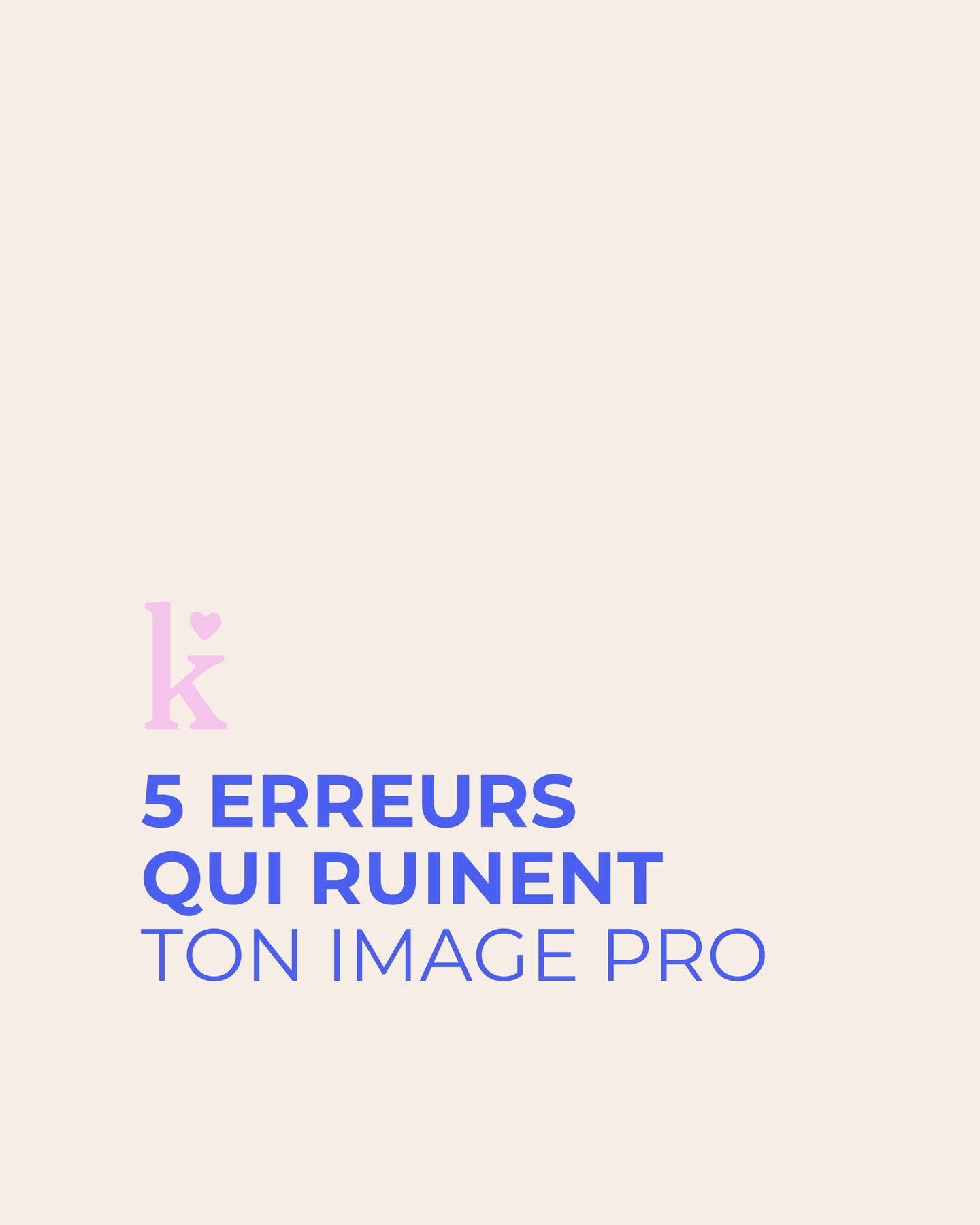 🚨 Les 5 erreurs qui ruinent ton image pro 🚨 (et comment les éviter !)
Tu as du mal à attirer les bons clients ? Ton image de marque ne te représente pas vraiment ? 🧐
👉 Une identité visuelle bancale peut faire fuir ton audience avant même qu’elle ne découvre ce que tu proposes… Mais bonne nouvelle, ça se corrige ! 💡
Dans ce carrousel, je te dévoile 5 erreurs fréquentes et comment les éviter pour donner un vrai coup de boost à ton branding ! 🚀
🎨 Swipe et découvre comment rendre ton image pro et impactante !
📌 Dis-moi en commentaire : laquelle de ces erreurs t’a déjà freiné ? 👇
💬 Besoin d’un regard expert sur ton identité visuelle ? Envoie-moi un DM ! A bientôt
#Branding #IdentitéVisuelle #EntrepreneuriatAuFéminin #DesignGraphique #BoosteTonBusiness #PersonalBranding #EntrepreneuseCréative