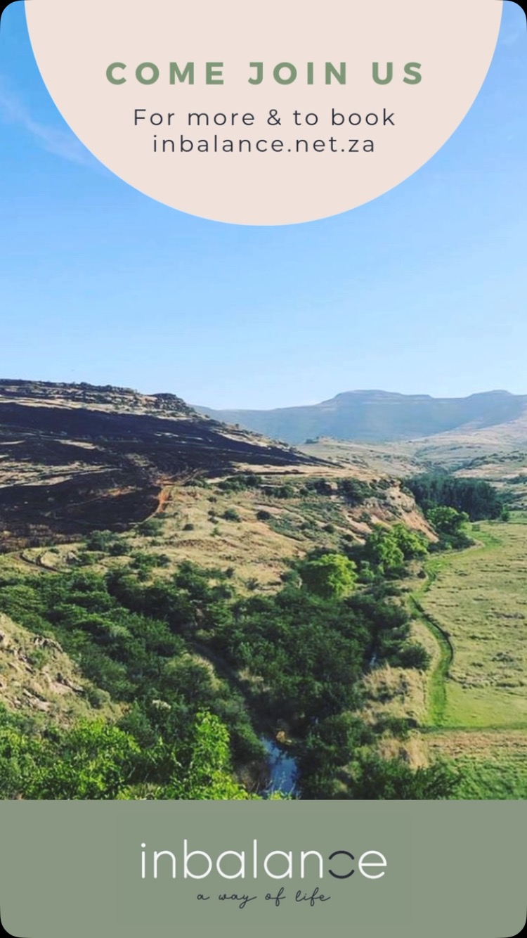 We have a few spots left for our upcoming Yoga and Nature Retreat and we are SO excited to be back at the beautiful Letsatsi Mountain Lodge. Bordering the Golden Gate National Park, this 1000 ha piece of heaven is yours for a weekend of yoga, hikes, horse-rides/game driving and more. For the less adventurous or for those needing to lie low for the weekend, the lodge’s farm style accommodation with carefully chosen finishes makes it a homely and nurturing space. Relax on your private patio, around the pool deck, at the fire boma or at the dam, enjoying delicious produce from the farmhouse kitchen. What could be better? We can’t wait to welcome you!