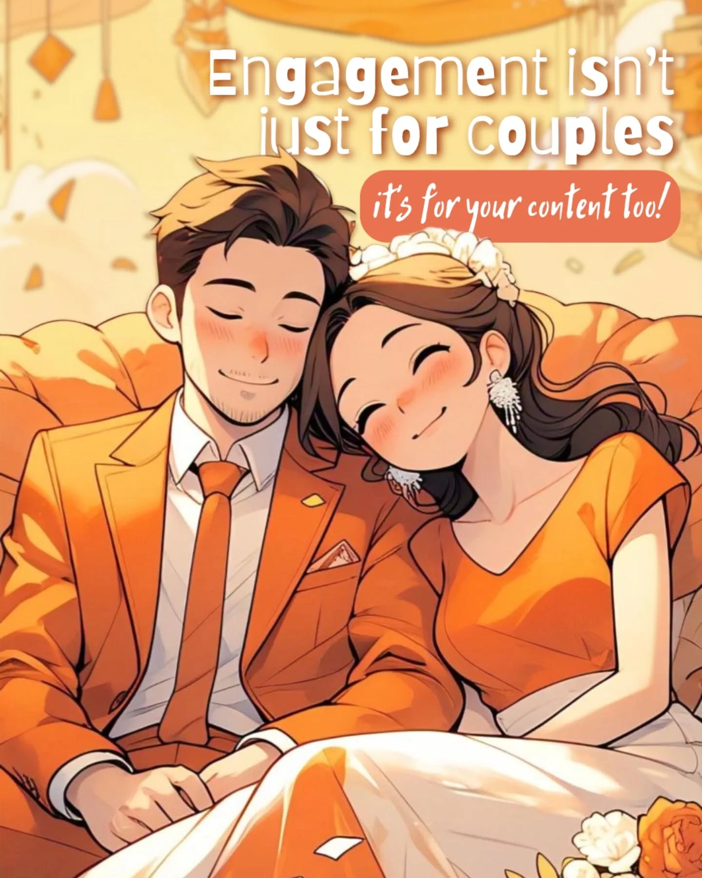 Engagement isn’t just about rings and romance — your content needs it too! ✨
If your posts are getting more ghosted than a bad Tinder date, it’s time to spark a real connection. Let’s make your audience fall madly in love with your brand! ❤️💍
#SayYesToEngagement
#ContentMarketing #SocialMediaEngagement #MarketingWithLove #EngagementGoals #BrandLove