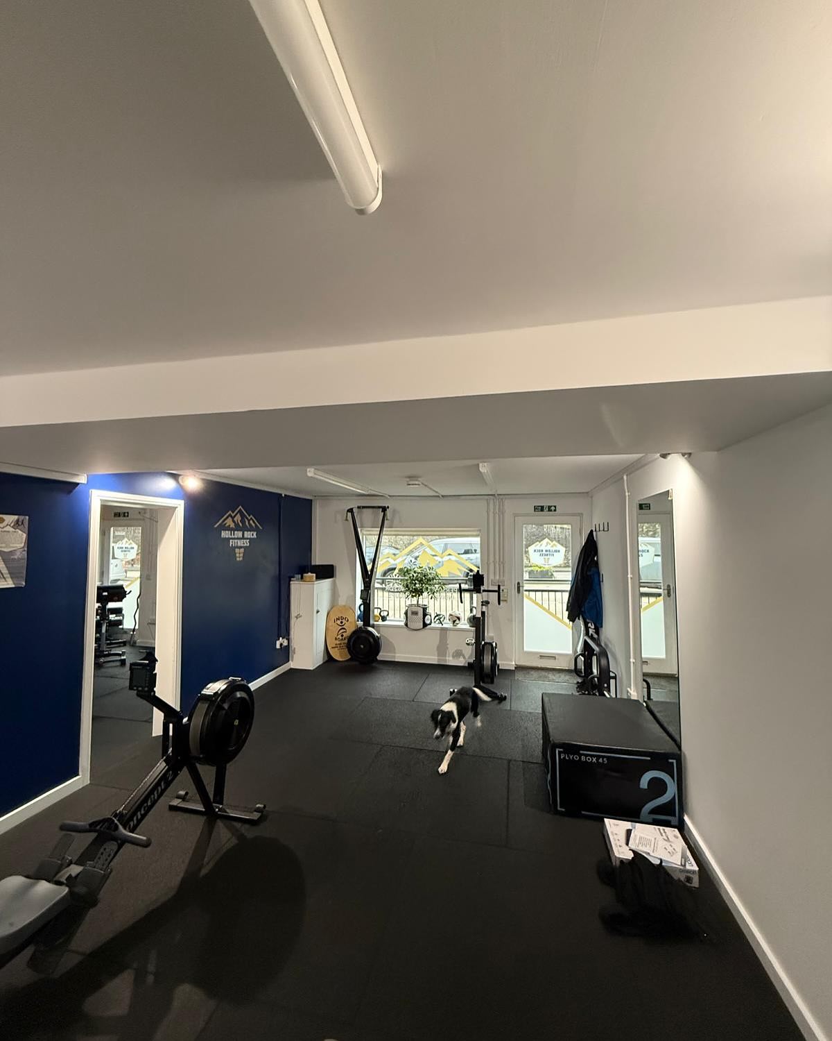 A fresh lick of paint and the studio is back in business! #SevenoaksGym 💅