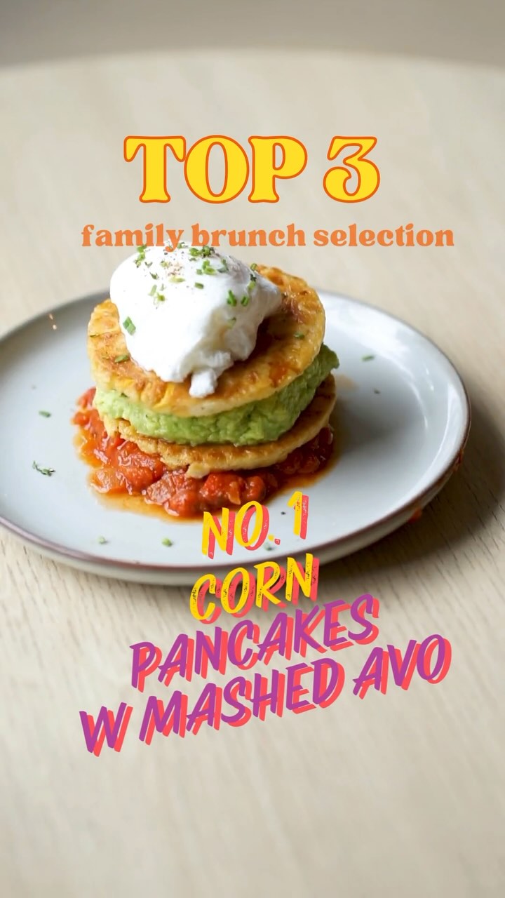 Top 3 family brunch selections at @thewoodleighmall
🥁 drum roll
.
.
.
.
.
Corn pancakes with mashed avocado
This got to be the favourite order for both kids and adults. Easy and crazy good. Even the kids can finish this up themselves! The brunch choice headache solved!
Come and have yours this week. #brunch