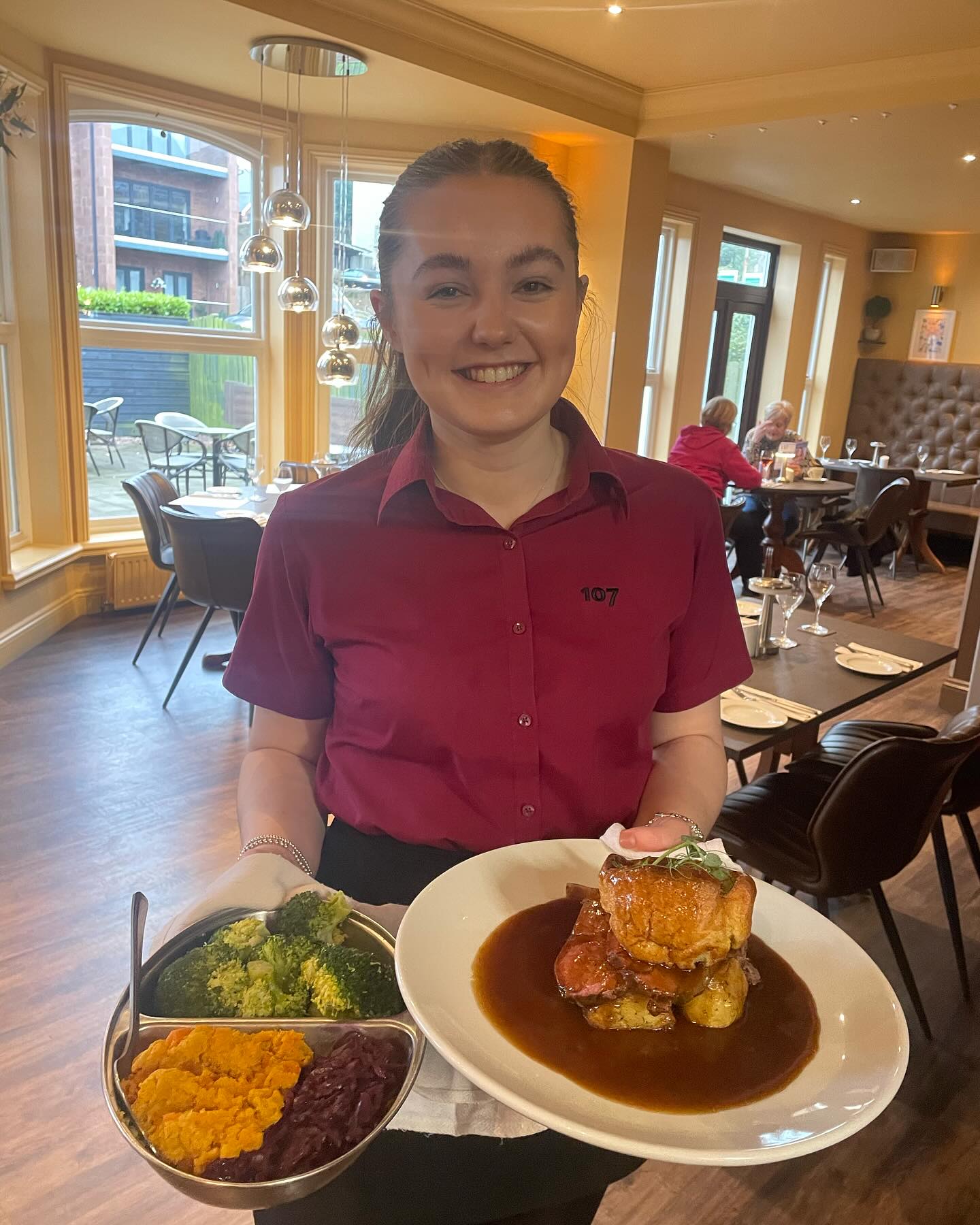 You can’t beat a Sunday roast.. especially a 107 Sunday roast 👀
2 courses for £25.95 or 3 courses for £32.95 every Sunday 12pm - 7:30pm