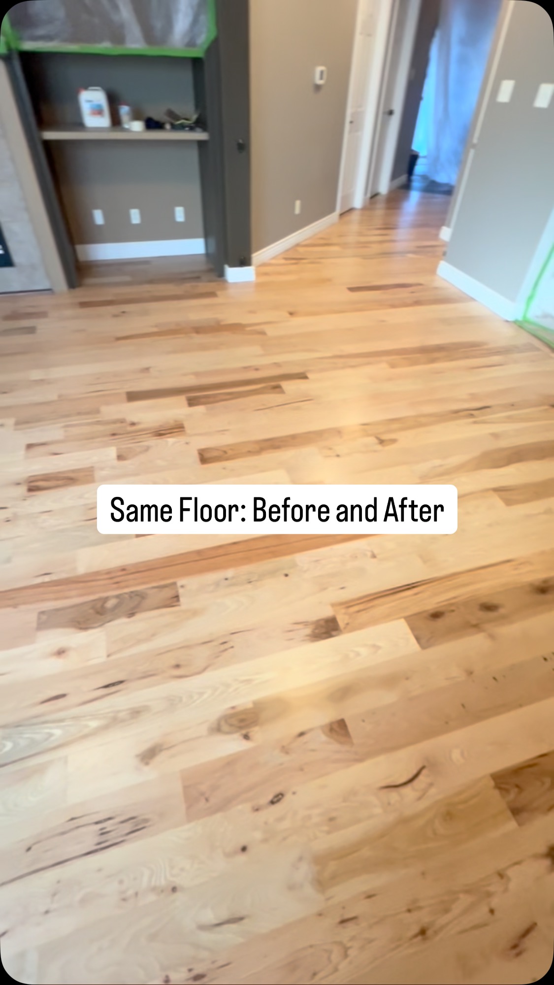 When you’re working with real wood, it’s amazing the restorations you can do. Don’t ever give up on your real wood floors. Say no to plastic floors.
