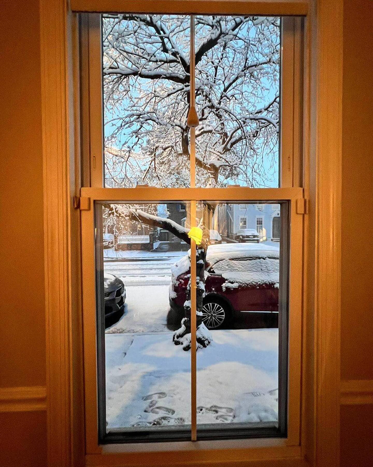 Enjoy the beautiful scenery outside while sitting by the fireplace in #paynesthouse 🔥
#alexandriatourism #alxstylebook #oldtownalexandria #oldtownalexandriava