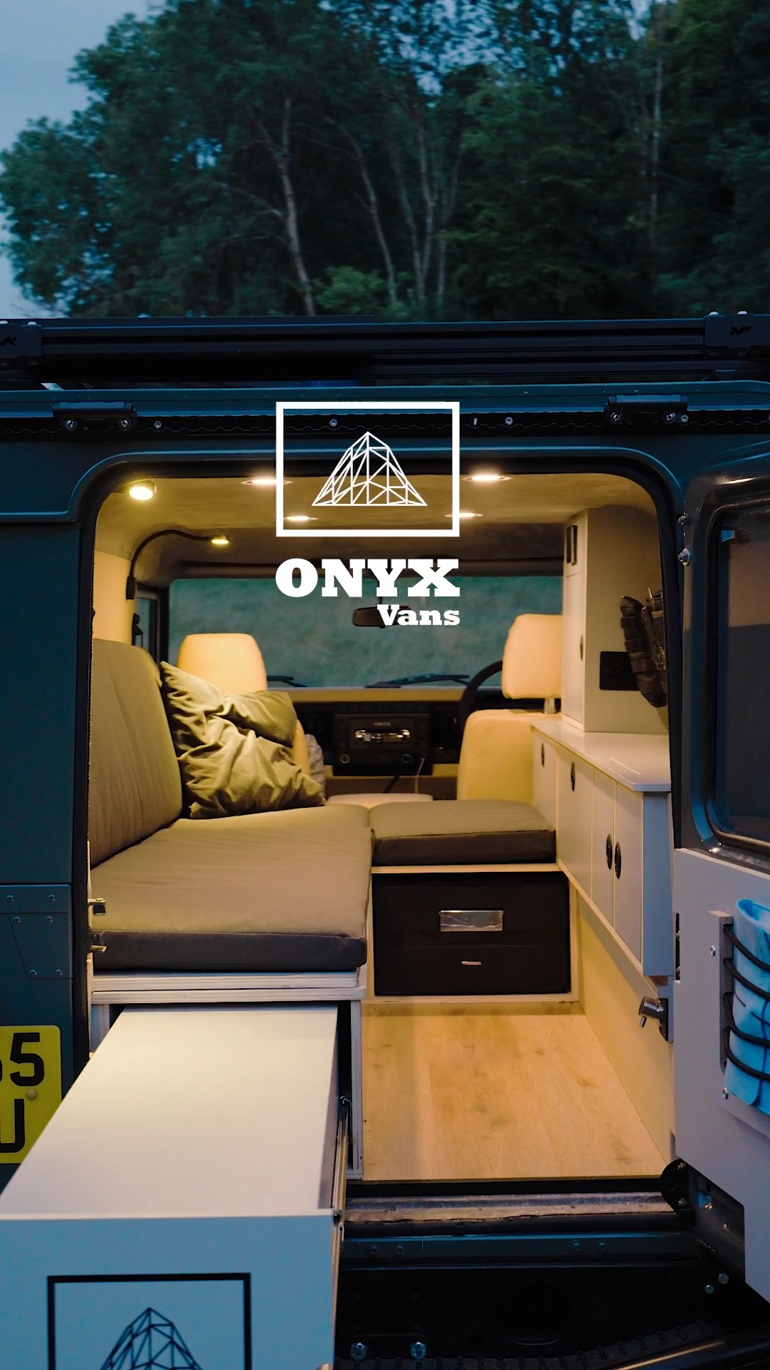 FOR SALE!
Our high spec 100 TD5 camper is for sale, grab yourself the ultimate off-grid adventure vehicle.
The specs:
Fully kitted out Defender 110 including:
Gas free off-grid power system powered by Victron Energy. Induction hob, fridge. Slide out kitchen plus internal counter space and built in sink/stainless steel tap inset into Corian worktop
40L underslung water tank and external shower point
British Leather upholstered seats, dash and habitation area walls
MOLLE panel exterior storage
L track exterior storage with bike mounts (roof and rear)
Roof Rack with solar panel and bike mounts
NAS rear step
LED Headlights
Updated grille
Keswick Green respray
Sawtooth alloys with spare on rear door
Engine remap/intercooler
Recent full service and 1 year MOT
100,000 miles
Bluetooth radio
Custom caddy and cup holders between seats
Plenty of interior storage plus additional MOLLE storage on interior wall
Overhead LEDs and reading lights with USBs
Off-grid 240v sockets (up to 1600kva)
200ah LifePO4 battery (Victron)
Orion XS DC-DC charger (Victron)
140w solar with MPPT (Victron)
Cerbo GX and touch 50 monitor (Victron)
Sound deadened bodywork, full insulation, insulated window covers, Commercial grade all-weather fabric on cushion covers
DM us for full details or to book a viewing.
#onyxvansuk #defendercamper #overlandcamper #offgriduk #nomadlife #mtbvan #mtb #adventurevan #4x4camper #camperforsale #vaninspiration