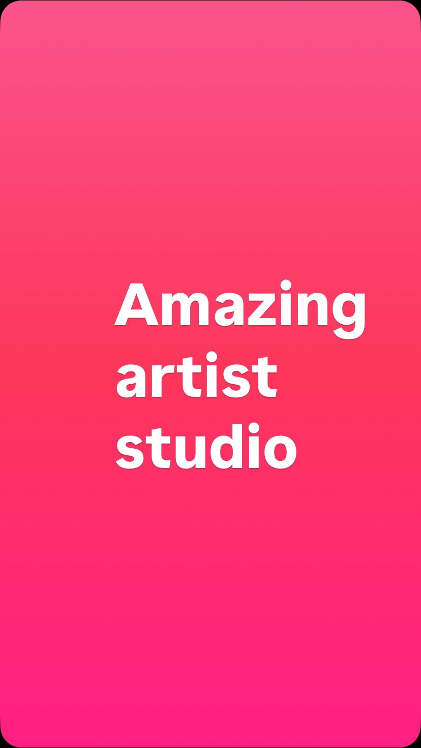 And most amazing artist