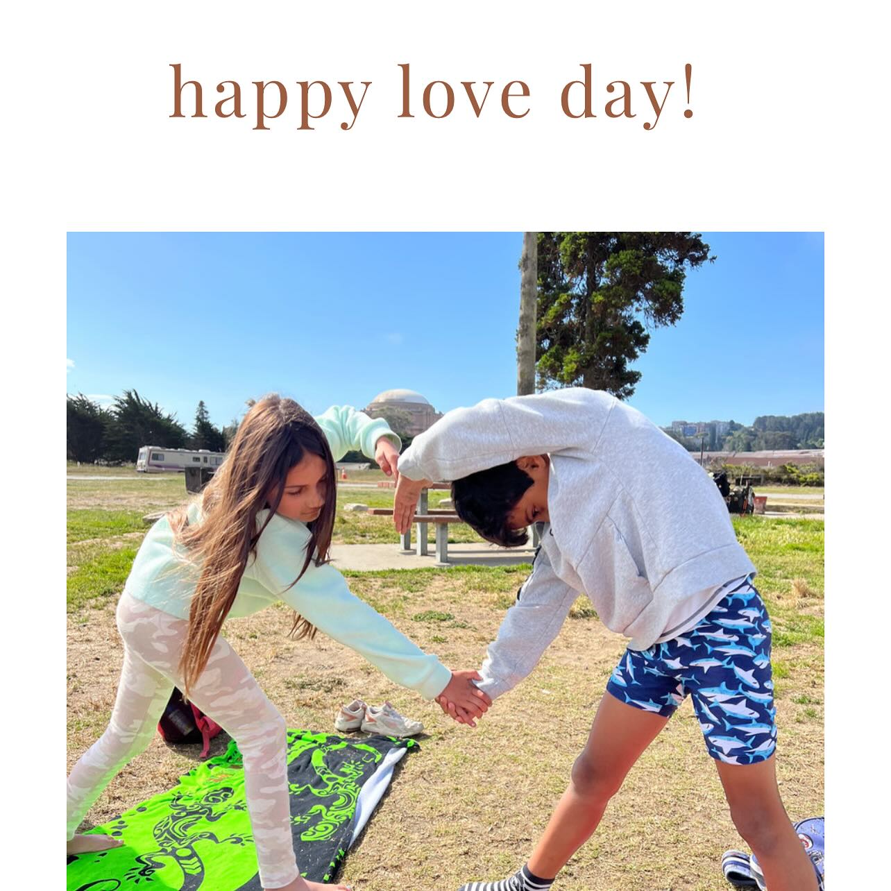 Happy Love Day! May we spend every day telling our kids they are special and loved for WHO they are. Letβs continue to celebrate and find out what THEY love about THEMSELVES. This can change day to day, moment to moment, so please keep asking. Please keep celebrating. Letβs spread the love by finding the love within. β€οΈ
#kidsyoga #kidsmindfulness #selflove #love #yoga #yogafun