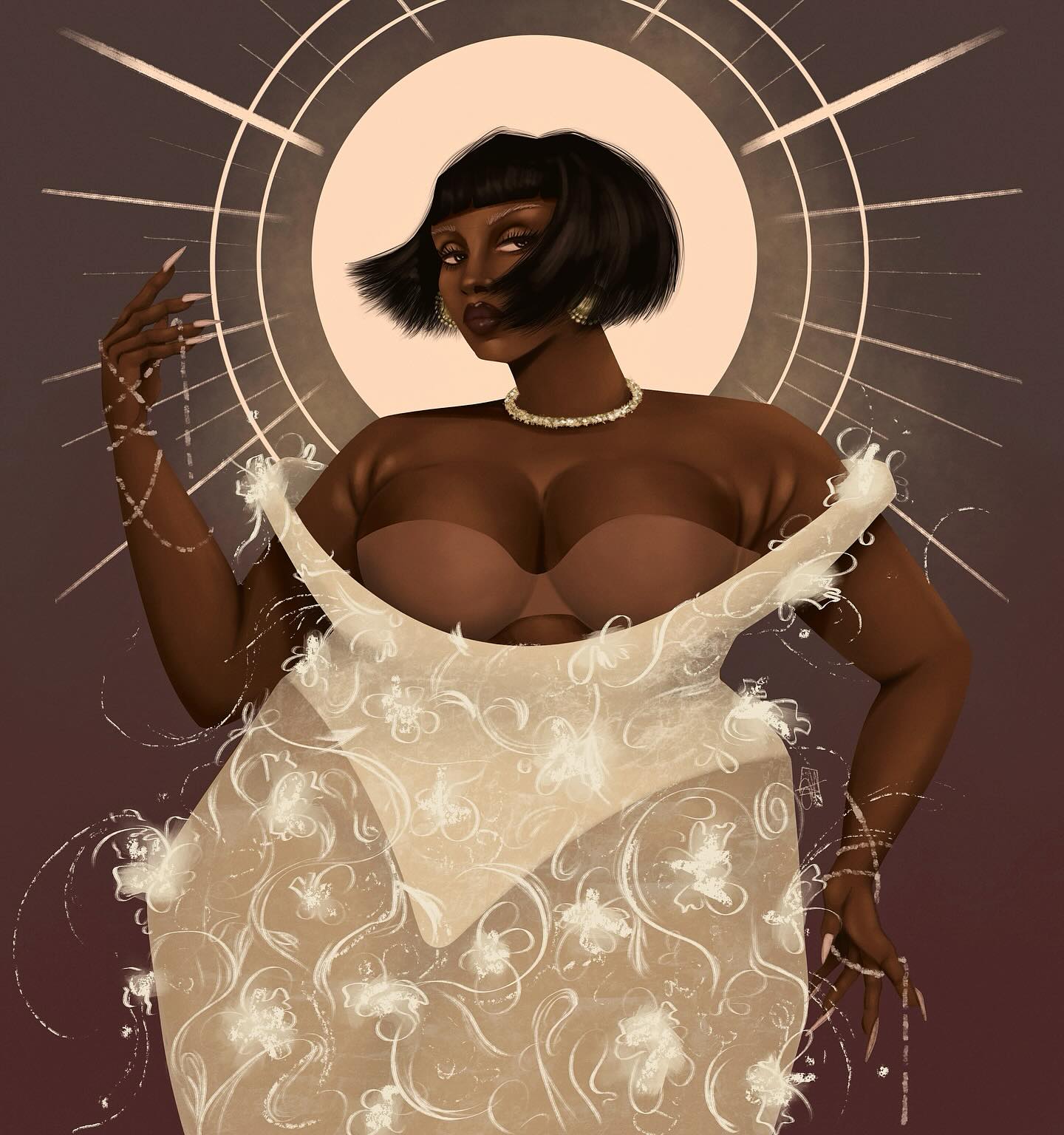 Look 11 from @schiaparelli Spring 2025 Couture🪽🌞
•
•
•
#fashion #illustration #schiaparelli #couture