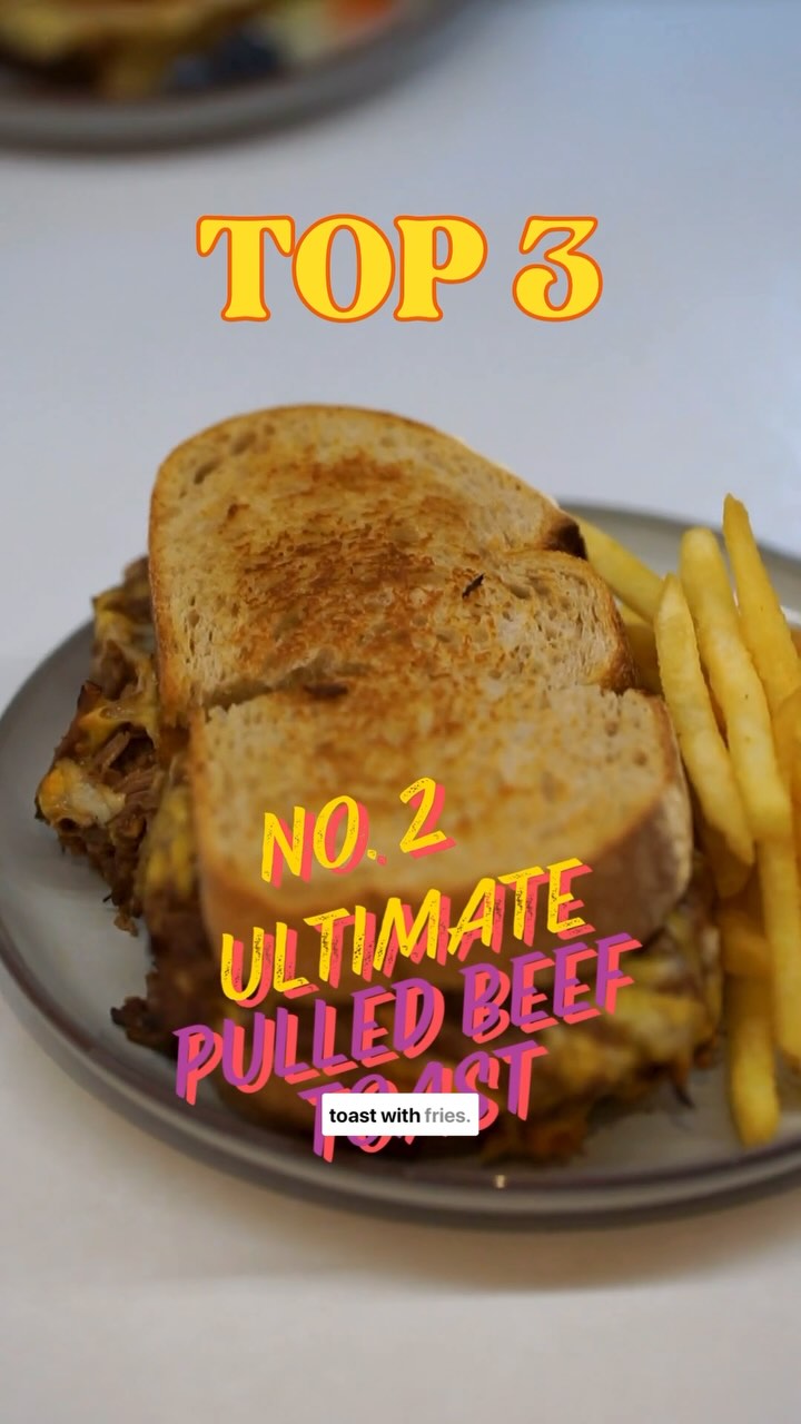 Top 3 family brunch selection at @thewoodleighmall -
No.2 our ultimate pulled beef toast.
Perfect for yourself or for sharing. This slow cooked pulled beef is loaded with goodness. Try it out for yourself this week.