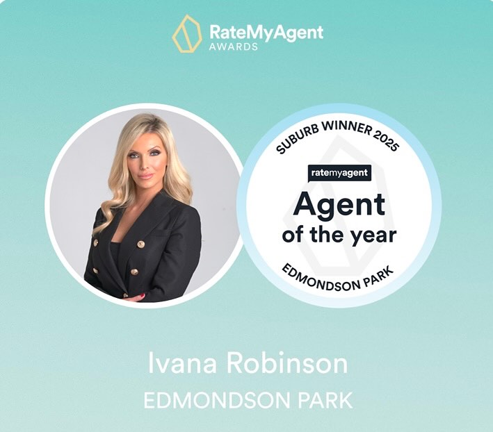 I am so incredibly grateful and honoured to have been awarded Agent of the Year Edmondson Park for the third year in a row. Thank you to my vendors, purchasers, buyers and clients for placing their trust in me and allowing me to do what I love each and every day #ratemyagent #ratemyagentwinner