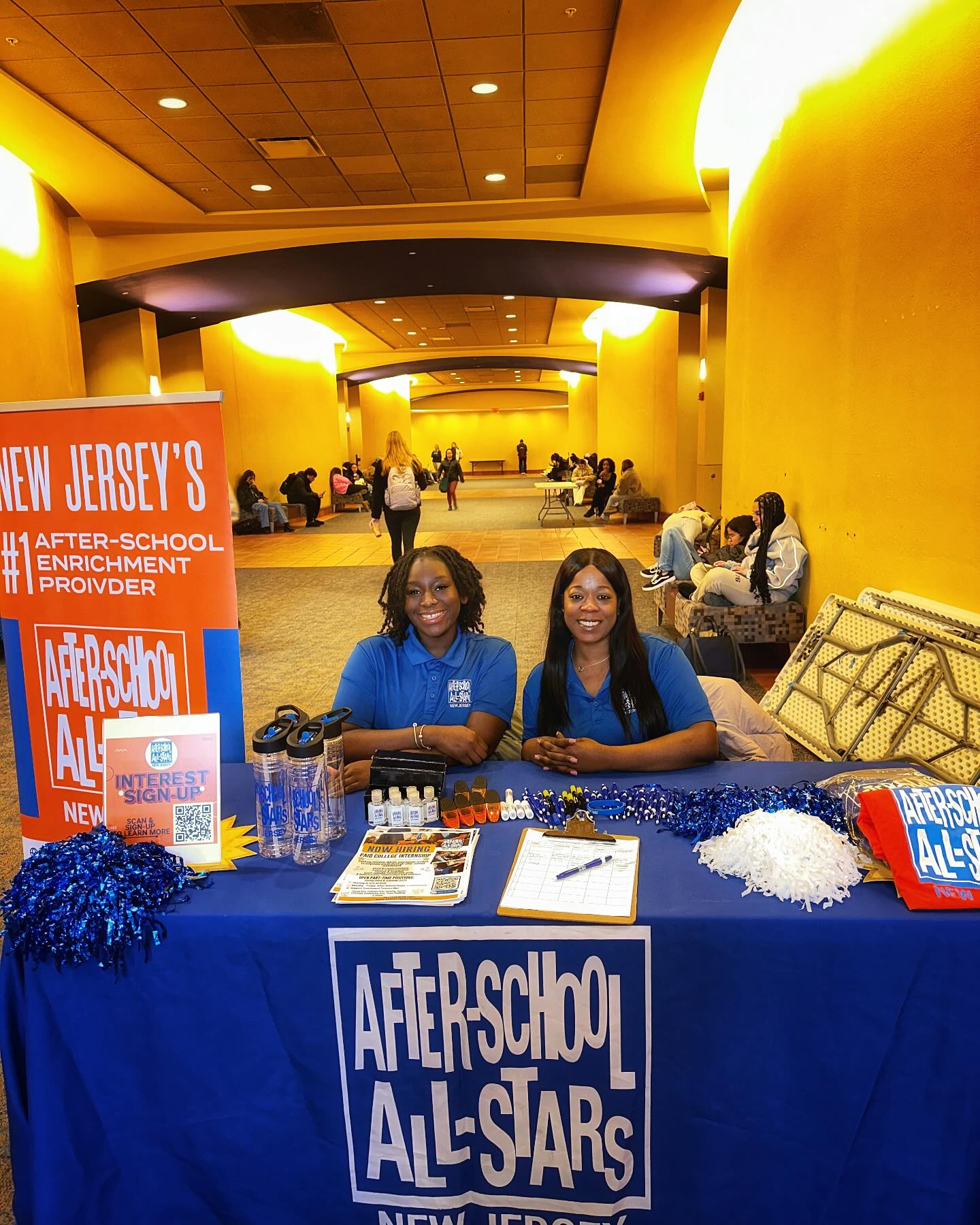 🚨 We’re Hiring! 🚨
Check out our incredible staff at Montclair State University promoting career opportunities at After-School All-Stars New Jersey! If you’re passionate about making a difference in the lives of students, we want you to join our team!
We are currently hiring for various positions to support our scholars and help build a brighter future. Don’t miss out on this opportunity to be part of something impactful.
🔗 Check out our open positions and apply today at www.asasnj.family/careers!
#NowHiring #ASASNJ #CareerOpportunities #JoinOurTeam #MontclairStateUniversity #YouthDevelopment