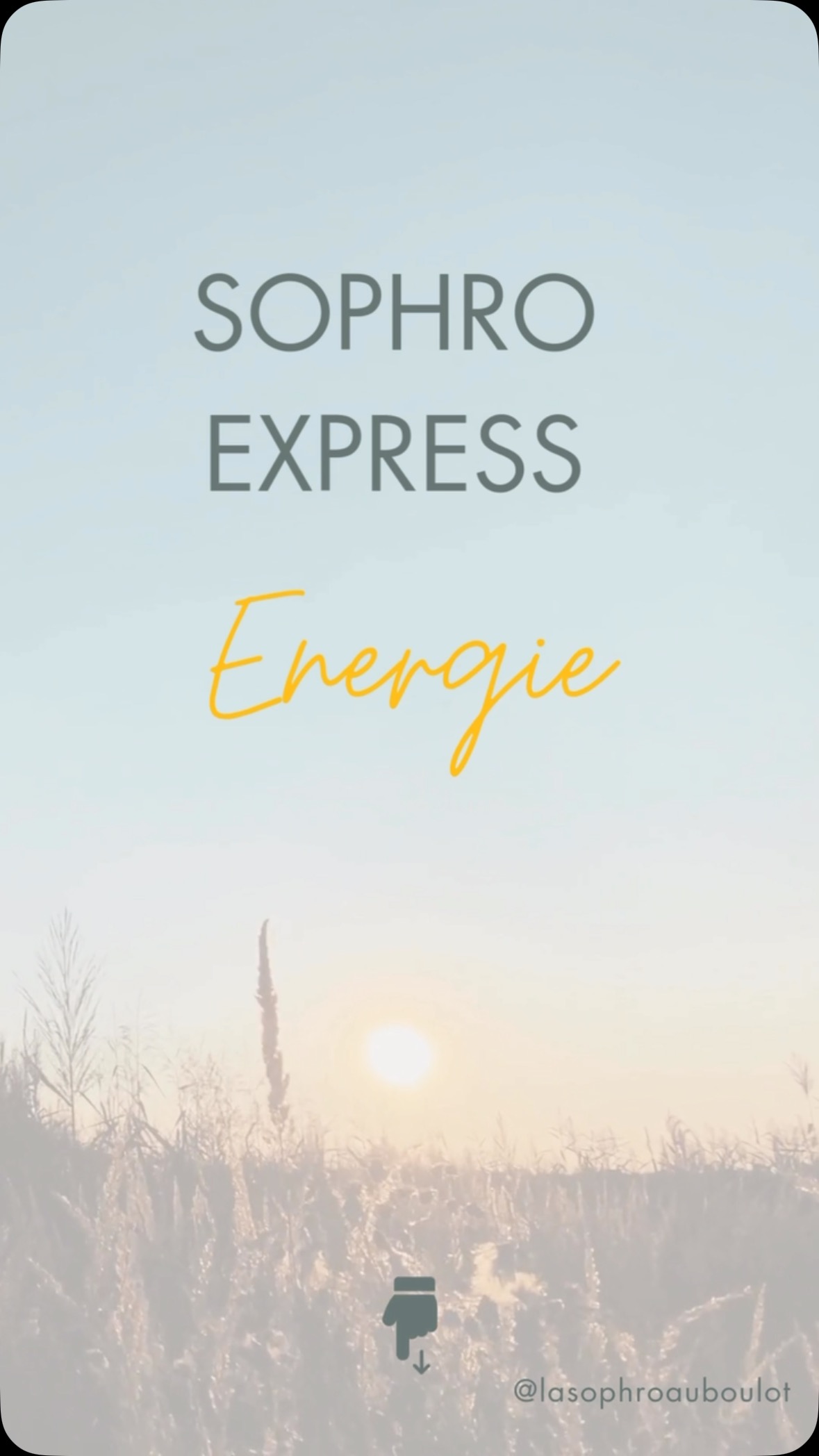 🌞 Envie d’un boost naturel pour bien démarrer ta journée ? Teste cette exercice de sophro express et fais le plein d’énergie en 1 minute !
👉🏼 Installe-toi et ferme les yeux
☀️ Imagine un beau soleil au-dessus de toi.
Il t’envoie une lumière chaude et bienfaisante.
💛 Inspire profondément par le nez
Et remplis-toi de cette énergie en gonflant ton ventre.
✨ Puis expire lentement par la bouche
Et diffuse cette lumière dans tout ton corps. Ressens sa chaleur et sa vitalité rayonner en toi.
🔁 Répète au moins 3 fois et ressens l’énergie circuler !
💡 Effet immédiat : un mental plus positif, une énergie régénérée et une belle motivation pour la journée !
🌿 Envie d’aller plus loin ?
Je propose des séances de sophrologie pour apprendre à gérer son énergie et cultiver la sérénité.
💬 Dis-moi en commentaire si tu as testé cette respiration solaire aujourd’hui !
#ÉnergiePositive #RespirationAbdominale #Visualisation #BienÊtre #Rayonne #PrendsSoinDeToi
—
🙋🏼♀️ Hello, moi c’est Constance, je suis animée par l’envie de favoriser le « mieux-être » dans les environnements professionnels.
✨ Ma mission en tant que coach et sophrologue ?
Accompagner tous les professionnels à libérer et booster leur potentiel en les aidant à se poser les bonnes questions pour qu’ils puissent se sentir mieux dans leur tête, leur corps et par conséquent dans leur travail et leur vie !
.
.
.
#coachingprofessionnel #intelligenceemotionnelle #ie #sophrologie #developpementpersonnel #gestiondustress #gestiondesemotions #prevention #qvt #bienetreautravail