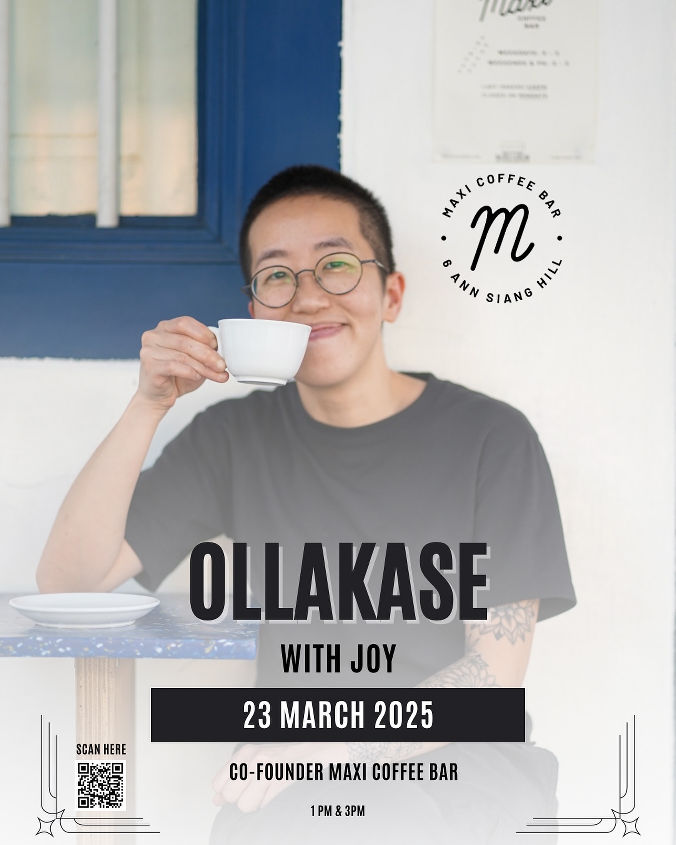 🚨 BIG NEWS 🚨
Season II of OLLAKASE is HERE, and we’re kicking off with none other than Joy @threefingersalutee from @maxi.coffeebar! ☕✨
Joy is a powerhouse in the specialty coffee scene—an award winner in barista competitions and the co-founder of one of the city’s most beloved coffee spots. If you know, you know.
Join us on Sunday, 23 March 2025, for an exclusive, up-close coffee experience with Joy. Only TWO sessions available—secure your spot now or hop on the waitlist for the next guest barista!
Sign up link at profile. Do it before it’s too late! 🚀 #ollakase #MaxiCoffeeBar #singaporecoffee