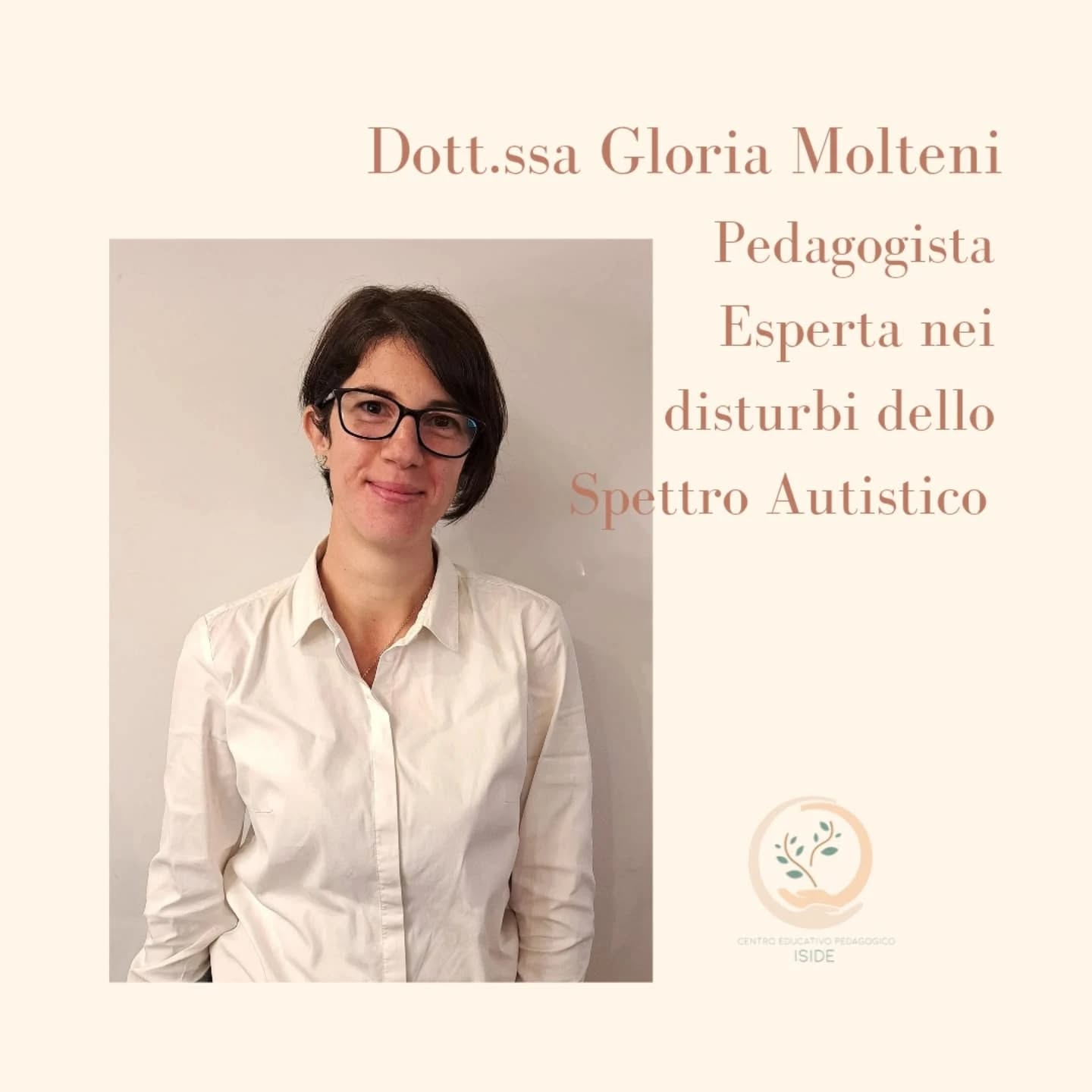 𝗗𝗼𝘁𝘁.𝘀𝘀𝗮 𝗚𝗹𝗼𝗿𝗶𝗮 𝗠𝗼𝗹𝘁𝗲𝗻𝗶
Pedagogista esperta nei disturbi dello spettro autistico
Referente del servizio di Supporto scolastico
Scrivi per maggiori informazioni a:
Info@centroeducativocomo.it
#pedagogia #sostegno #supporto #consulenza #individuale #gruppo #scuola #compiti