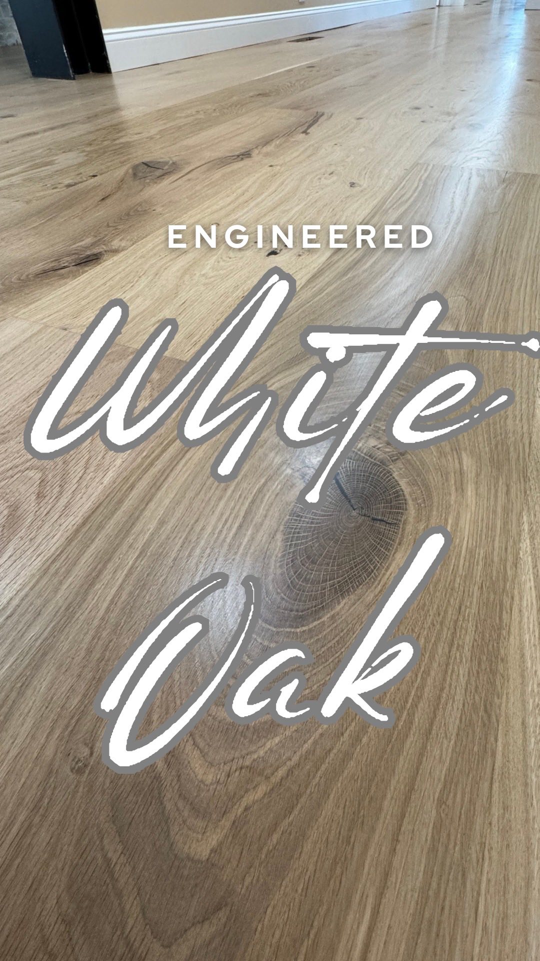 Stunning Engineered White Oak Flooring Finished With Bona Natural Seal and HD Traffic #thehardwoodguys #bonahdtraffic #whiteoak #hardwoodrefinishing