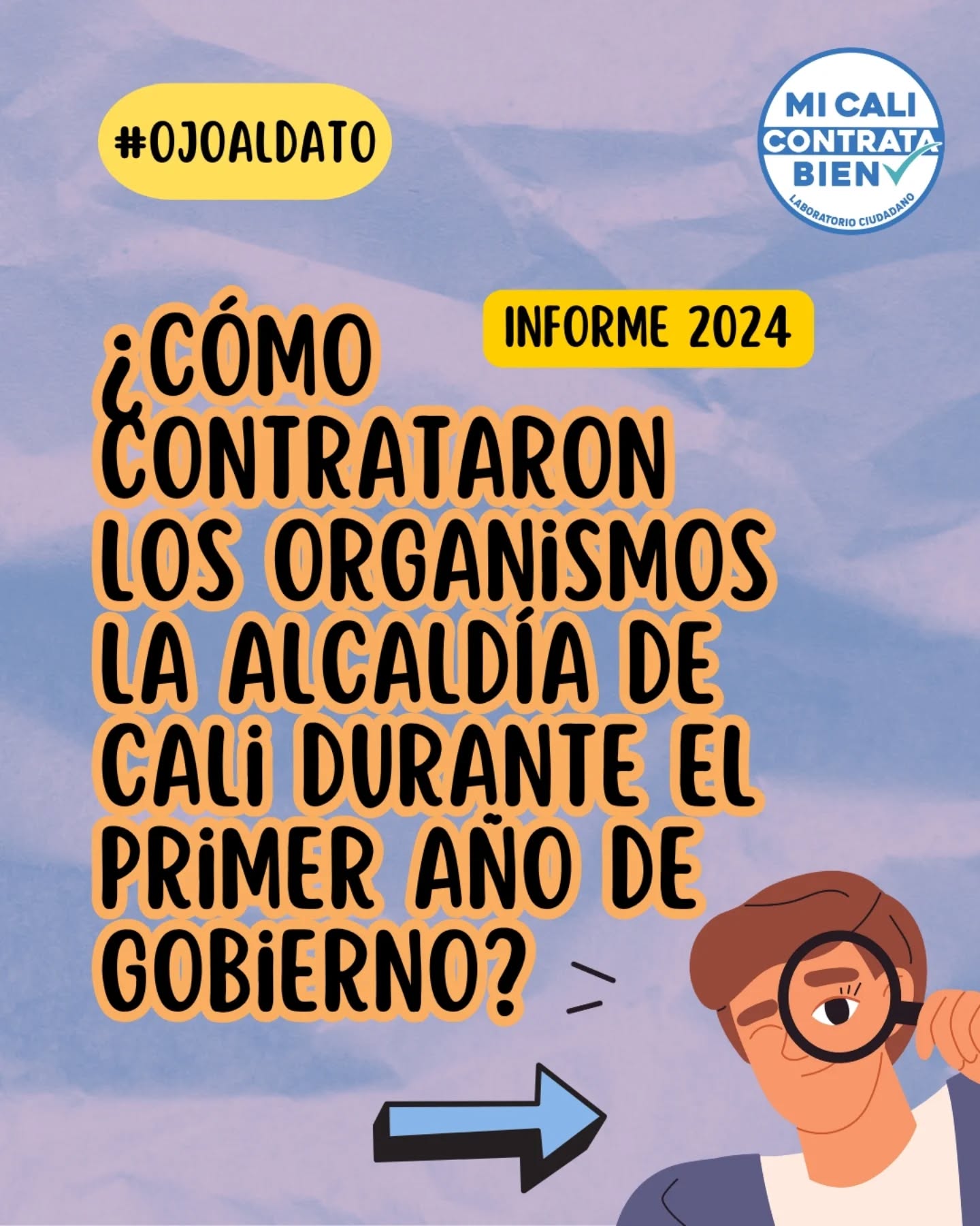 ⁉️¿Qué contrataron los organismos de la @alcaldiadecali durante el 2024?
👇🏽 Aquí te contamos los 3️⃣ organismos con mayores recursos contratados en SECOP y los principales rubros asociados:
🏫 Educación: $348.696 millones
🤝Bienestar Social: $280.513 millones
🎭Cultura $112.251 millones
📑Para más información de la contratación durante el primer año de gobierno, ingresa a: bit.ly/boletinpatrones2025