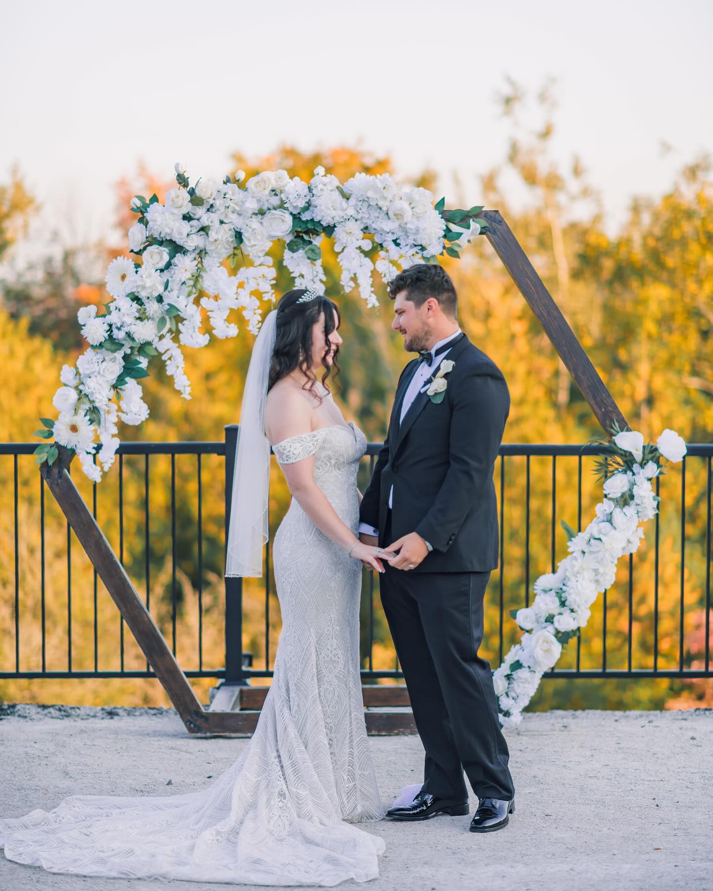 Beautiful fall wedding with this wonderful couple.