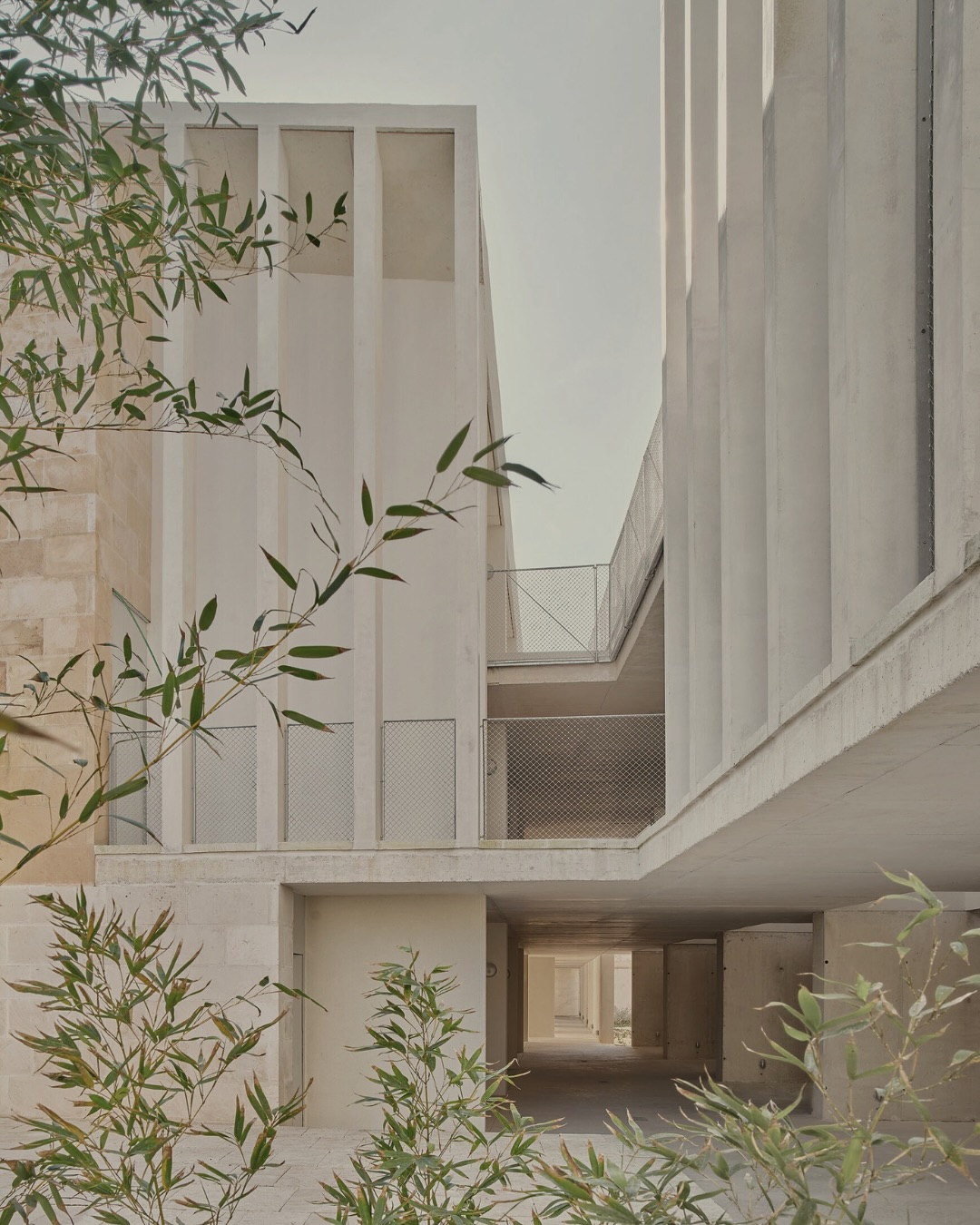 Le cabinet d’architecture espagnol Peris+Toral Arquitectes a conçu un ensemble de logements sociaux à Son Servera, sur l’île de Majorque. Le projet, intitulé «Living in Lime», s’inspire de l’architecture locale en utilisant de la pierre de marés pour les façades et des tuiles arabes pour les toits, s’intégrant ainsi harmonieusement dans le centre historique de la ville.
🔍 Fait intéressant : Les bâtiments sont disposés de manière décalée pour épouser la pente du terrain, créant deux cours intérieures aux coins opposés. L’une est une place minérale favorisant les rencontres sociales, tandis que l’autre est végétalisée, offrant un espace de jardin contribuant à la biodiversité locale.
#PerisToralArquitectes #SonServera #LogementsSociaux #ArchitectureEspagnole #IntégrationLocale #GaronSA #InvestissementsDurables
Image : @metastudio__ theguardian.com