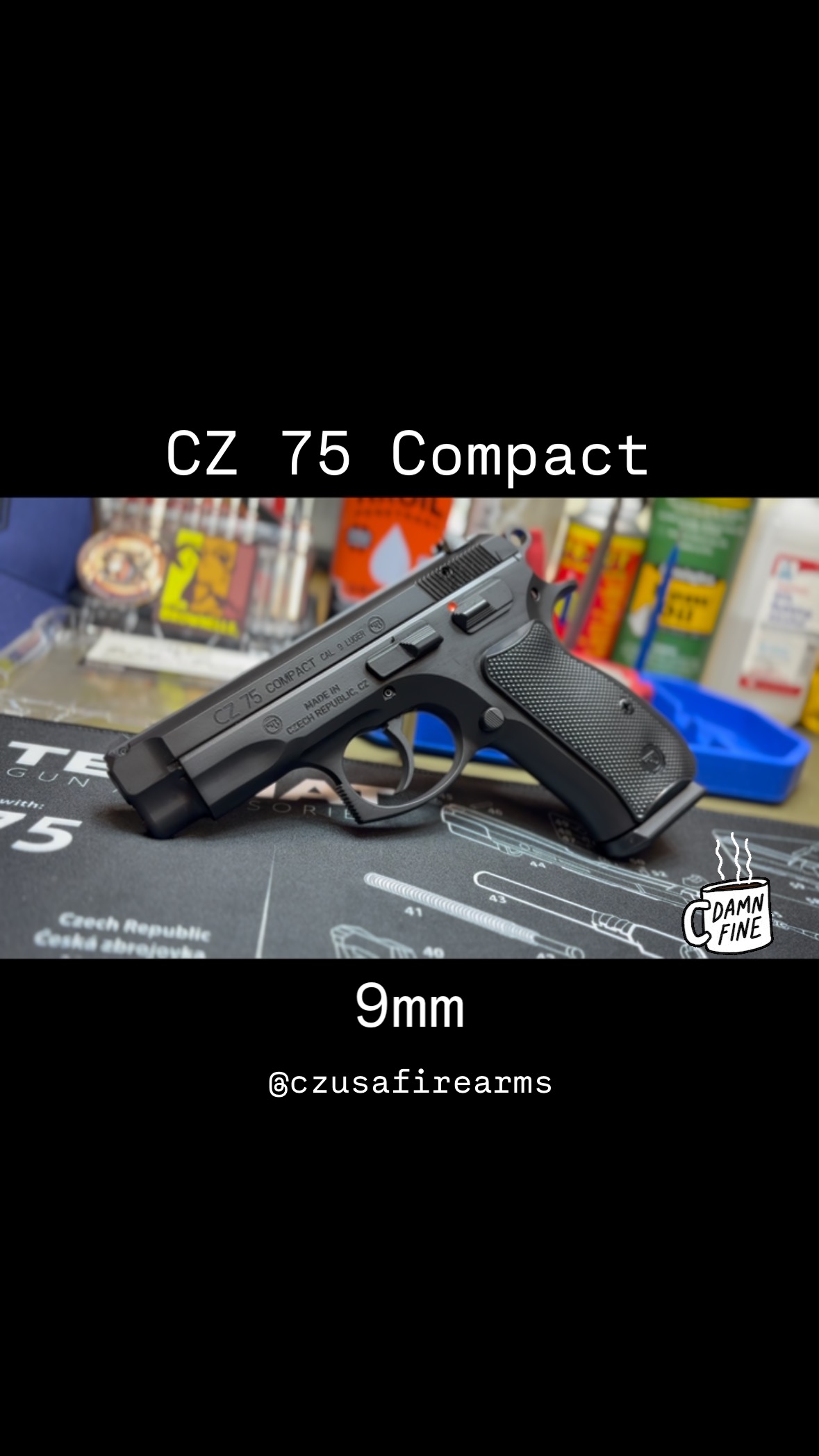 CZ 75 Compact 9mm
Cajun Works Springs
Custom Guide Rod.
#andersonsc #gunsmithing