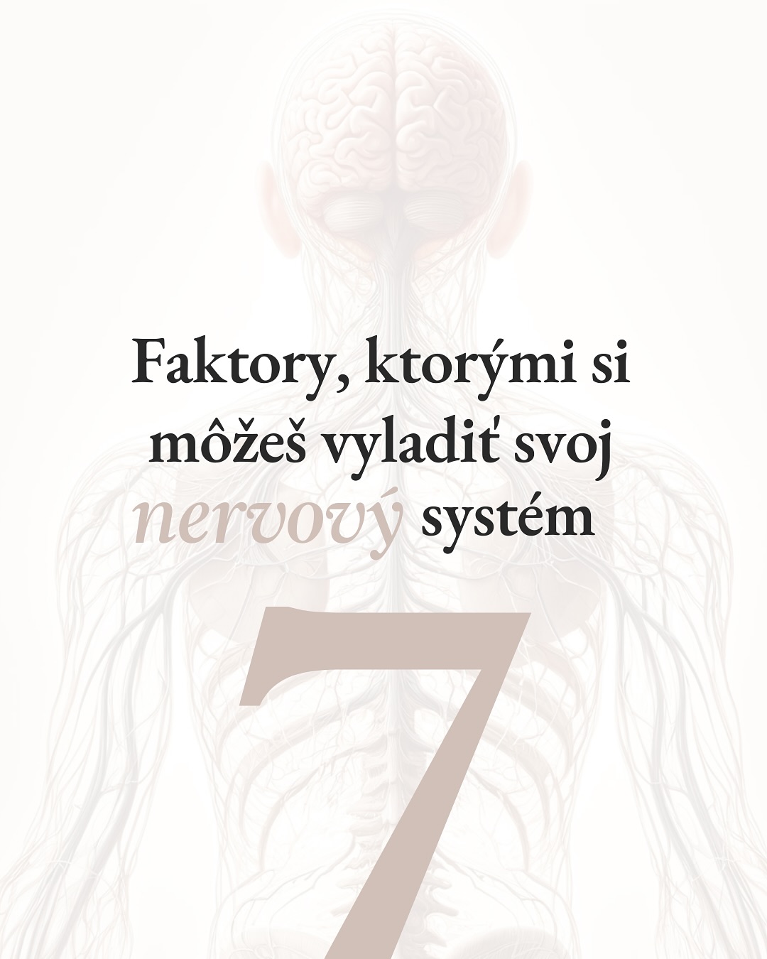 🧠✨ 7 faktorov pre vyvážený nervový systém ✨🧘♀️
Ak sa cítiš unavene, podráždene alebo v strese, je čas dať svoj nervový systém do rovnováhy. Týchto 7 kľúčových faktorov ti pomôže naladiť sa na vlnu pohody a lepšej regenerácie:
🌞 Dostatok denného svetla – Pomáha nastaviť biologické hodiny, zlepšiť náladu a spánok.
😴 Kvalitný spánok – Regeneruje mozog, stabilizuje nervový systém a redukuje stres.
🏃♂️Fyzická aktivita – Pohyb podporuje produkciu endorfínov, znižuje stres a zlepšuje spánok.
💨 Vedomé dýchanie – Aktivuje parasympatický nervový systém, spomaľuje tep a podporuje regeneráciu.
📵 Menej obrazoviek – Digitálny detox pomáha lepšiemu sústredeniu a hlbšiemu spánku. 📵
☕ Obmedzenie kofeínu – Menej kofeínu znamená viac regenerácie a emočnej stability.
🛑 Stanovenie hraníc – Vedieť povedať „nie“ je kľúčové pre ochranu tvojej energie a duševnej pohody.
👉 Ktorý z týchto bodov si potrebuješ viac osvojiť? Daj nám vedieť v komentári! ⬇️💬
#nervovysystem #stresmanagement #zdravyzivot #dychanie #pohyb #spanok #mindfulness #regeneracia #dych #dychlieci #vedomedychanie #funkcnedychanie