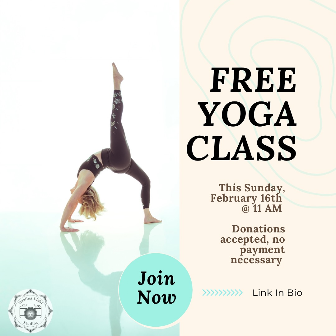 ❄️❄️DUE TO INCLEMENT WEATHER, THIS EVENT HAS BEEN RESCHEDULED to Sunday February 23rd, 11 AM. ❄️❄️ I am excited to announce the amazing Kelly will be teaching her first class at our studio! This class is pay what you can-NO PAYMENT REQUIRED-Sign up is required. All levels welcome! Hope to see you there!
Here is the link for sign up:
https://www.signupgenius.com/go/10C0A45AFA929A1F9C52-54506935-slow
Healing Light Studios is located at 2717 E Grand River Ave, Howell, MI 48843. Please feel free to message me with any questions