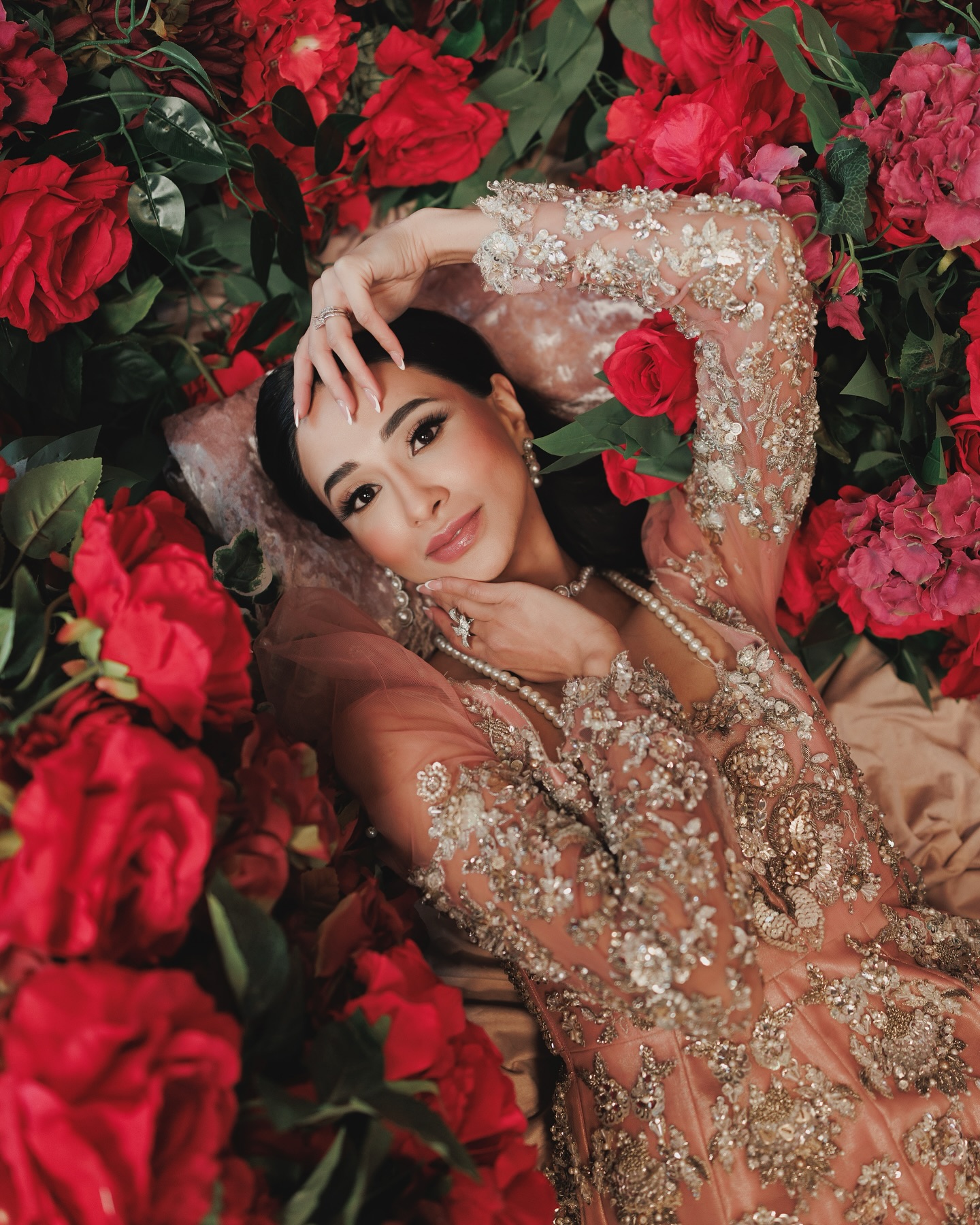 My Forever Valentine
Decor/Florals @universaldecor
Styling, concept + curation: @pashionconsulting
Planning & coordination: @eventiveplanning
Bridal trousseau: @trousseaubyst
Photo: @bhavsidhuphotography
Hmua: @bluerubyartistry
Jewellery: @herfashionvault
Models: @zerrishmalik
#wedding2025 #bridaltrends #futurebrides #weddinginspo #weddingplanningbegins #bridalstyles #bridalstylist #bridalstyling #weddinggoals #bridallehenga #bridallook #pakistaniwear #pakistanidress #sayido #2025weddingtrends #2025weddingplanning #weddingseason2025 #modernbride