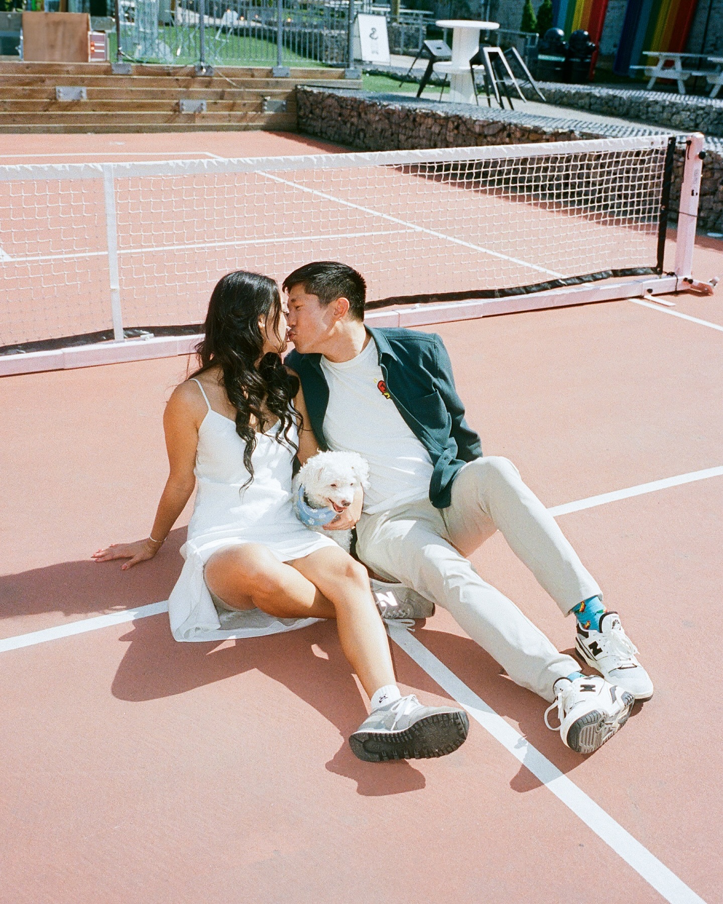 Warmer days with B+C for their sweet engagement shoot, spent wandering around their neighbourhood 🤍 shot on film & digital 🎞️