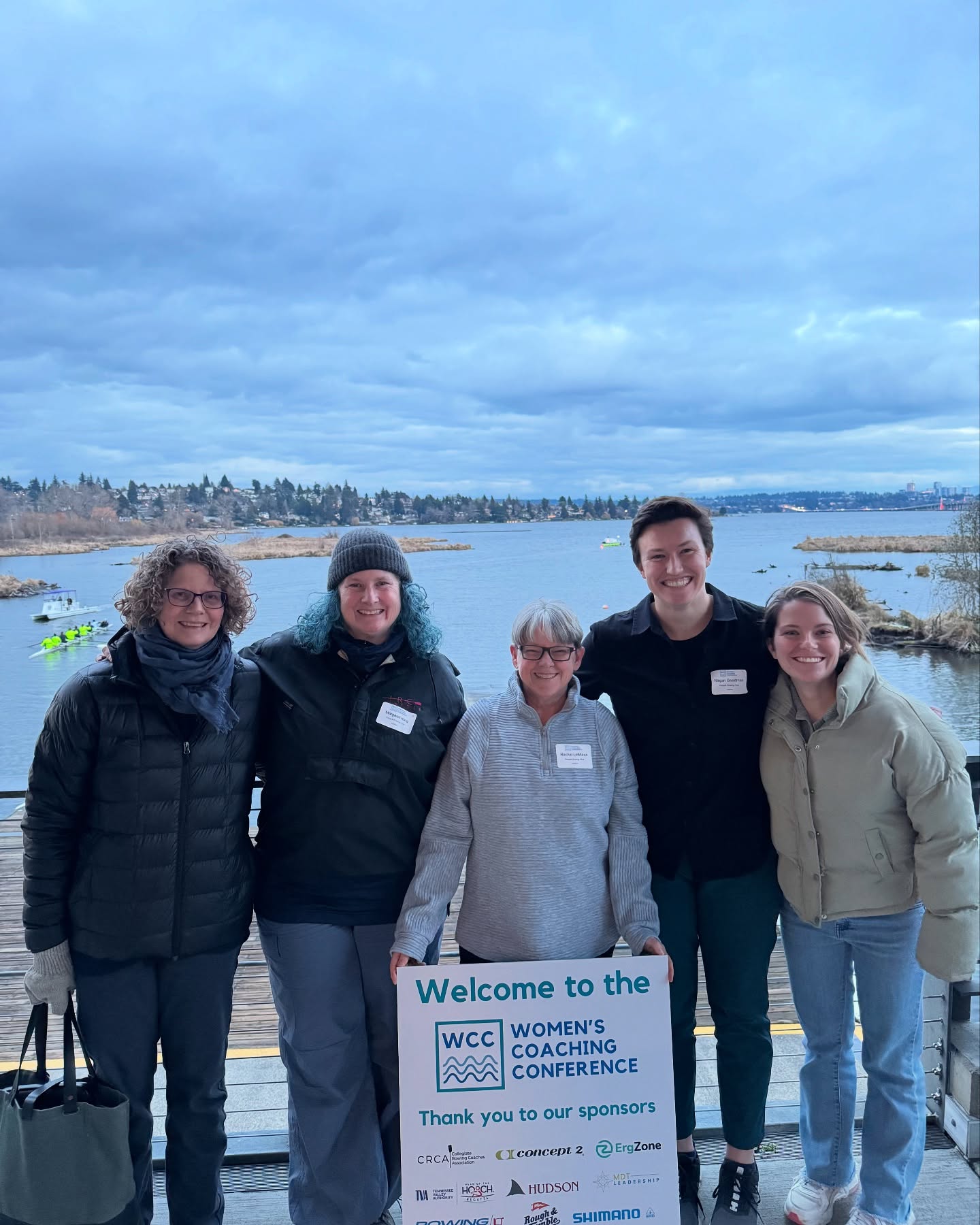 Five of your Pocock Rowing Club coaches attended the Women’s Coaching Conference at UW’s Conibear Shellhouse last week. They engaged with incredible speakers, brainstormed with peers and mentors, built community, and worked on creating actionable items to bring back to PRC to create a more inclusive, sustainable, and inspiring space. Very grateful to have these opportunities right here in Seattle!
Thank you, @wccconference!
