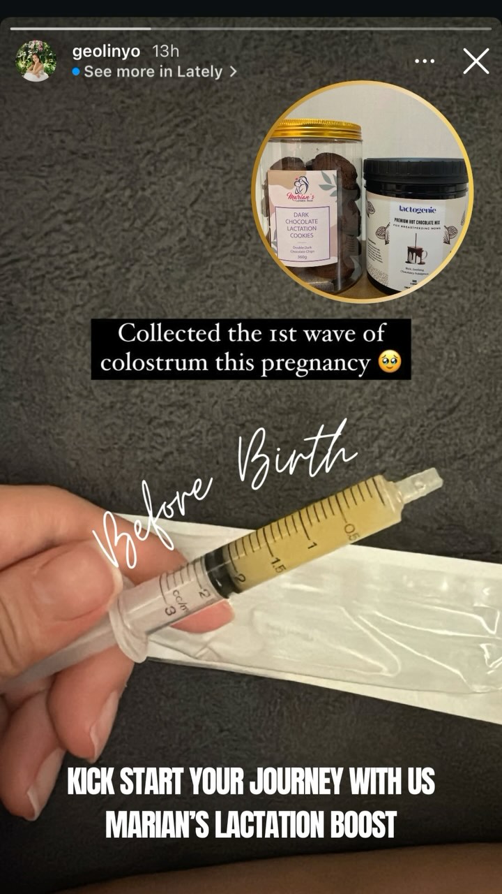 Congratulations mummy @geolinyo
Hard work pays off. So glad to be able to be with you on this journey. 2 days later to be oversupplying with all the goodness from your breastmilk.
Let us be with you on this journey, and help you through this tough but meaningful journey.
#lactation #lactationhelp #breastfeeding #lactationcookies #breastfeedingmom #breastmilk