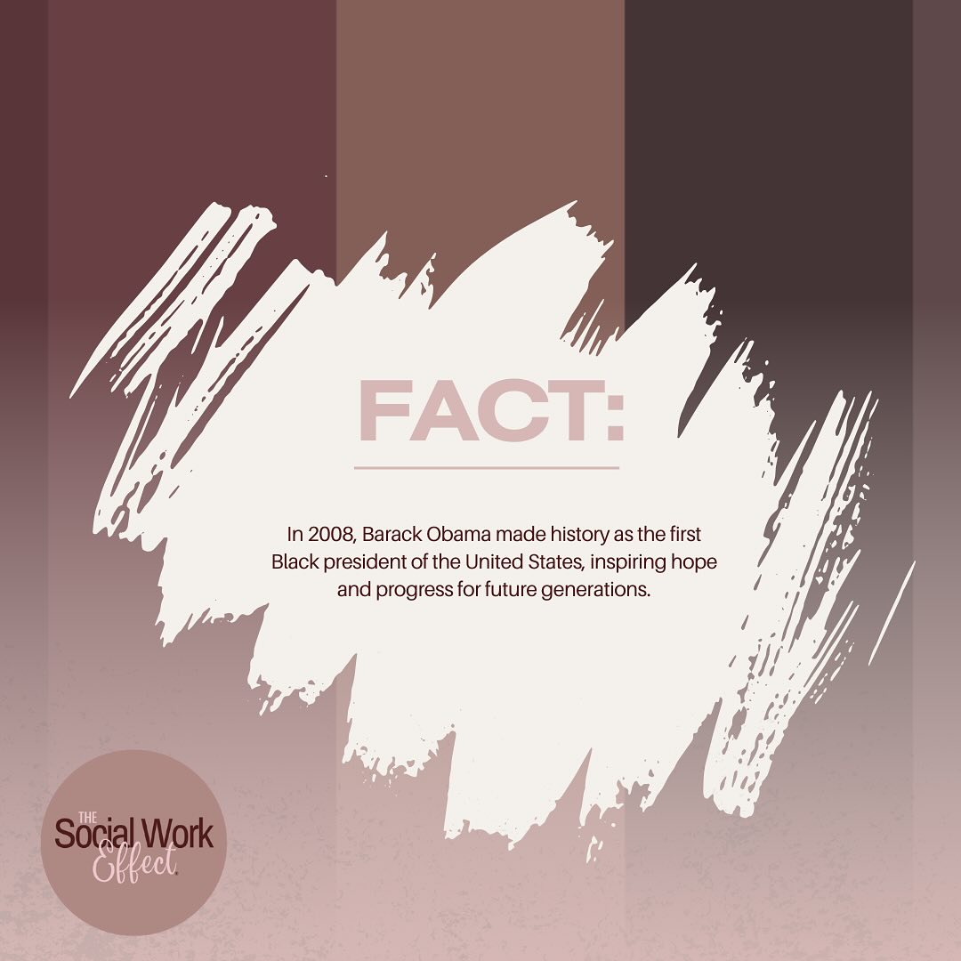 “Yes We Can!” ✨ In 2008, Barack Obama became the first Black president of the U.S., proving that change is possible and dreams are within reach. #BlackHistoryMonth #YesWeCan #HopeAndChange