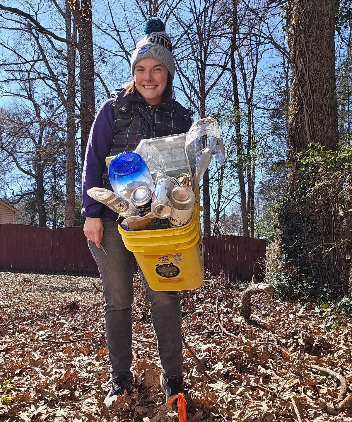 Lunch cleanup to participate in Random Acts of Kindness Day! 🥳
I was able to snag 11 pounds, mostly from a bridge/creek area in my neighborhood. Random? Eh. Kind? You betcha!
#TrashCleanup #KeepMecklenburgBeautiful #KeepCharlotteBeautifulCLT #KeepNatureWild #LoveYourNeighborhood #NeighborhoodCleanup #NeighborhoodPride #ProtectOurWaterways