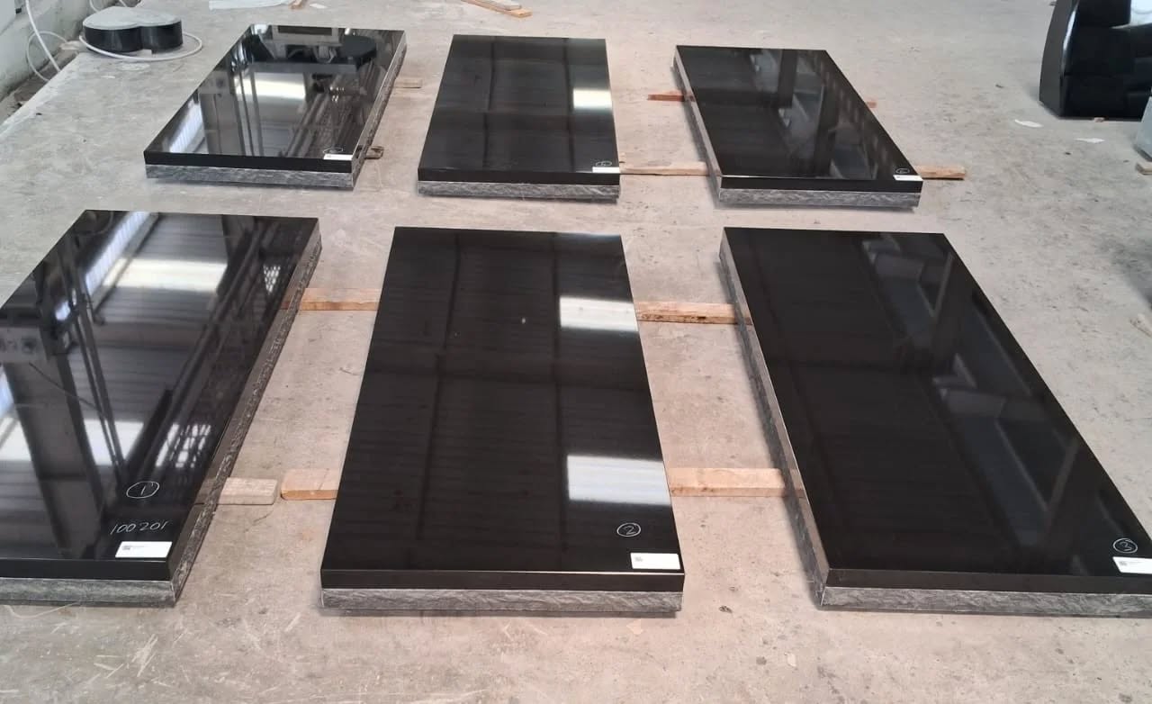 We've been busy!
Ledgers, markers, serpentines etc
Get in touch with us to partner with us.
Follow us for more content!
Whatsapp: +919940042621 for enquiries and partnerships!
#granitemonuments #granitetombstones #granitemanufacturers #graniteexporters #granitecemetryproducts #granitequarry #india #chennai #granitemanufacturersindia #Monumentmanufacturersindia #gravestone #sculpture #friedhof #grabstein #naturstein #grabmale #naturalstone #graniteslabs #angelornament #angel #absoluteblack #stona